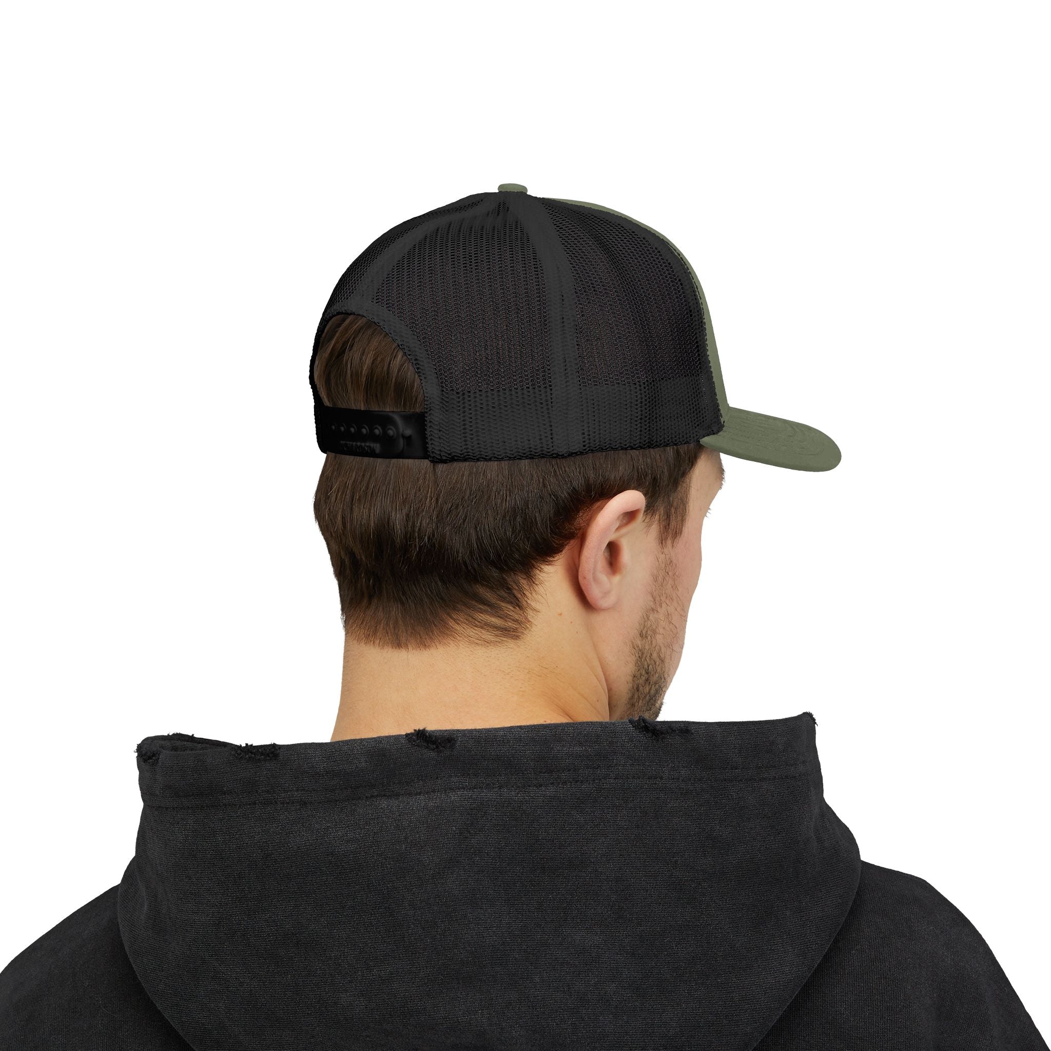 Snapback Trucker Cap | Mesh Back Adjustable Embroidered Hat | Faith Apparel - RESTERATION