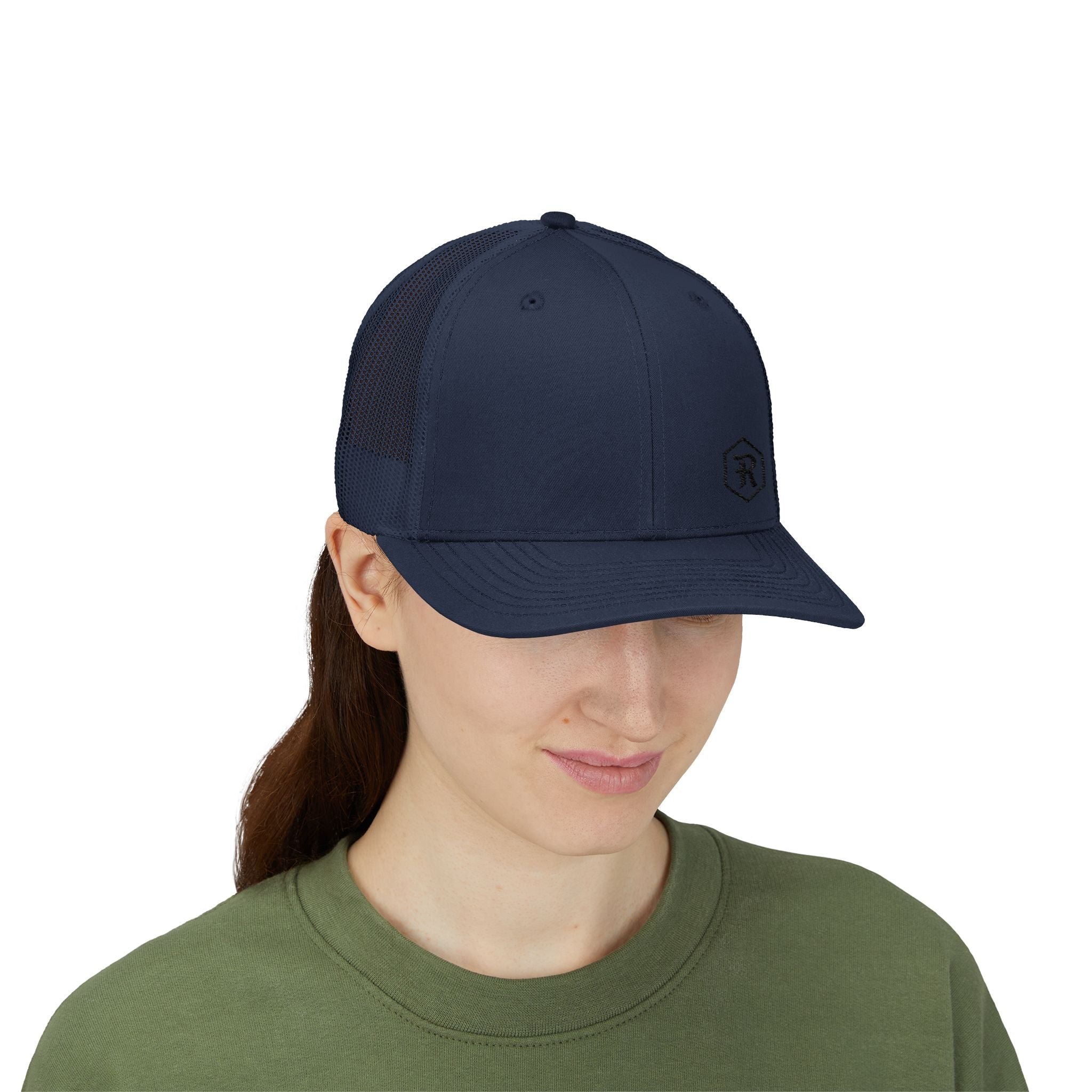 Snapback Trucker Cap | Mesh Back Adjustable Embroidered Hat | Faith Apparel - RESTERATION