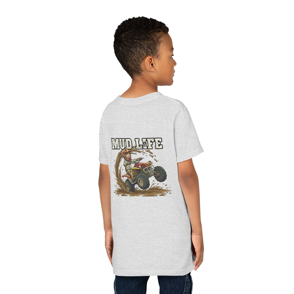 Mud Life — ATV Youth T-Shirt - RESTERATION