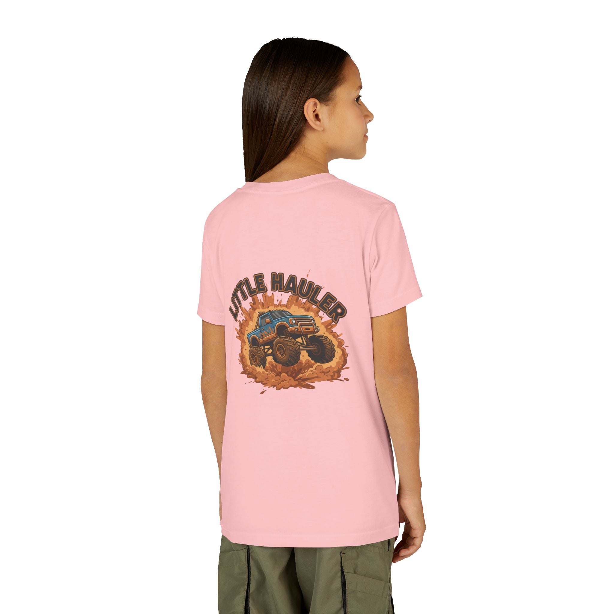 Little Hauler — Monster Truck Youth T-Shirt - RESTERATION