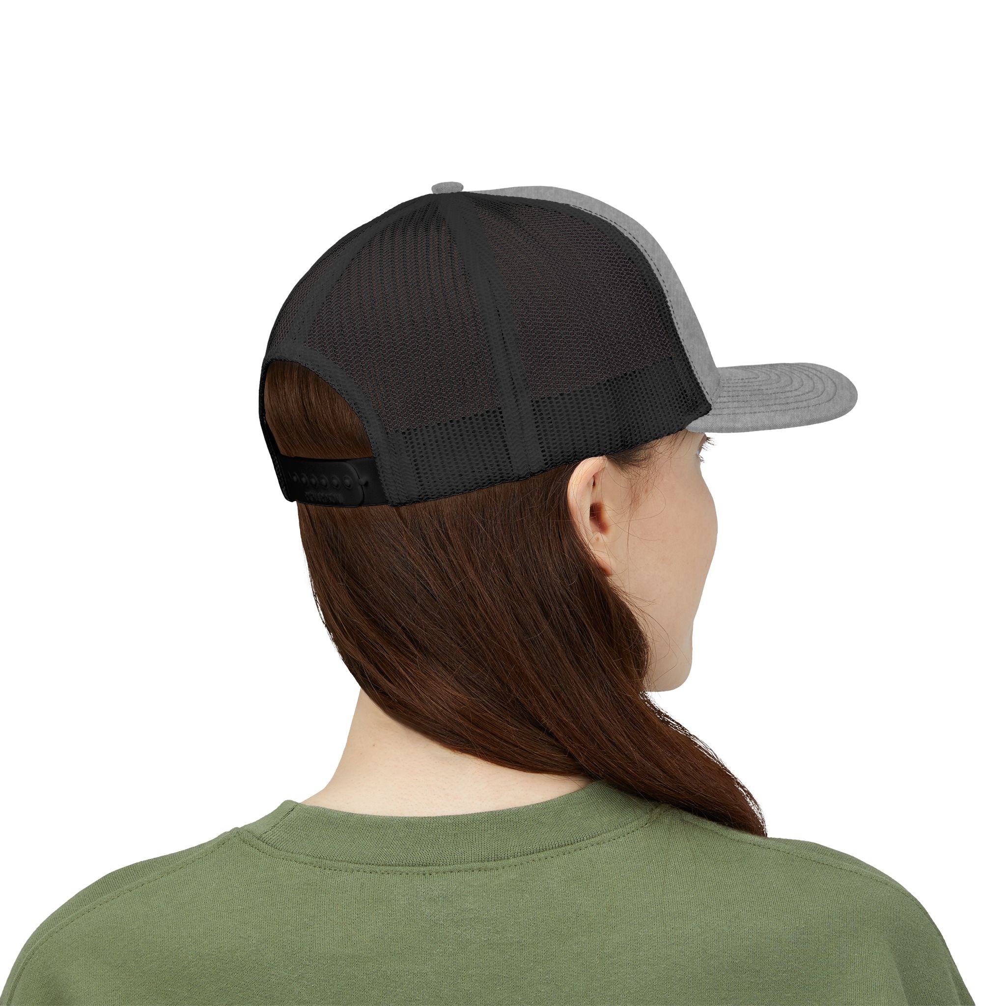 Snapback Trucker Cap | Mesh Back Adjustable Embroidered Hat | Faith Apparel - RESTERATION