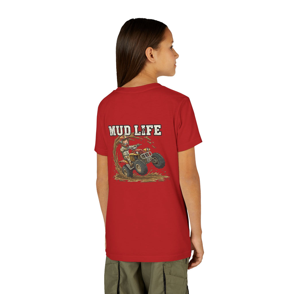 Mud Life — ATV Youth T-Shirt - RESTERATION
