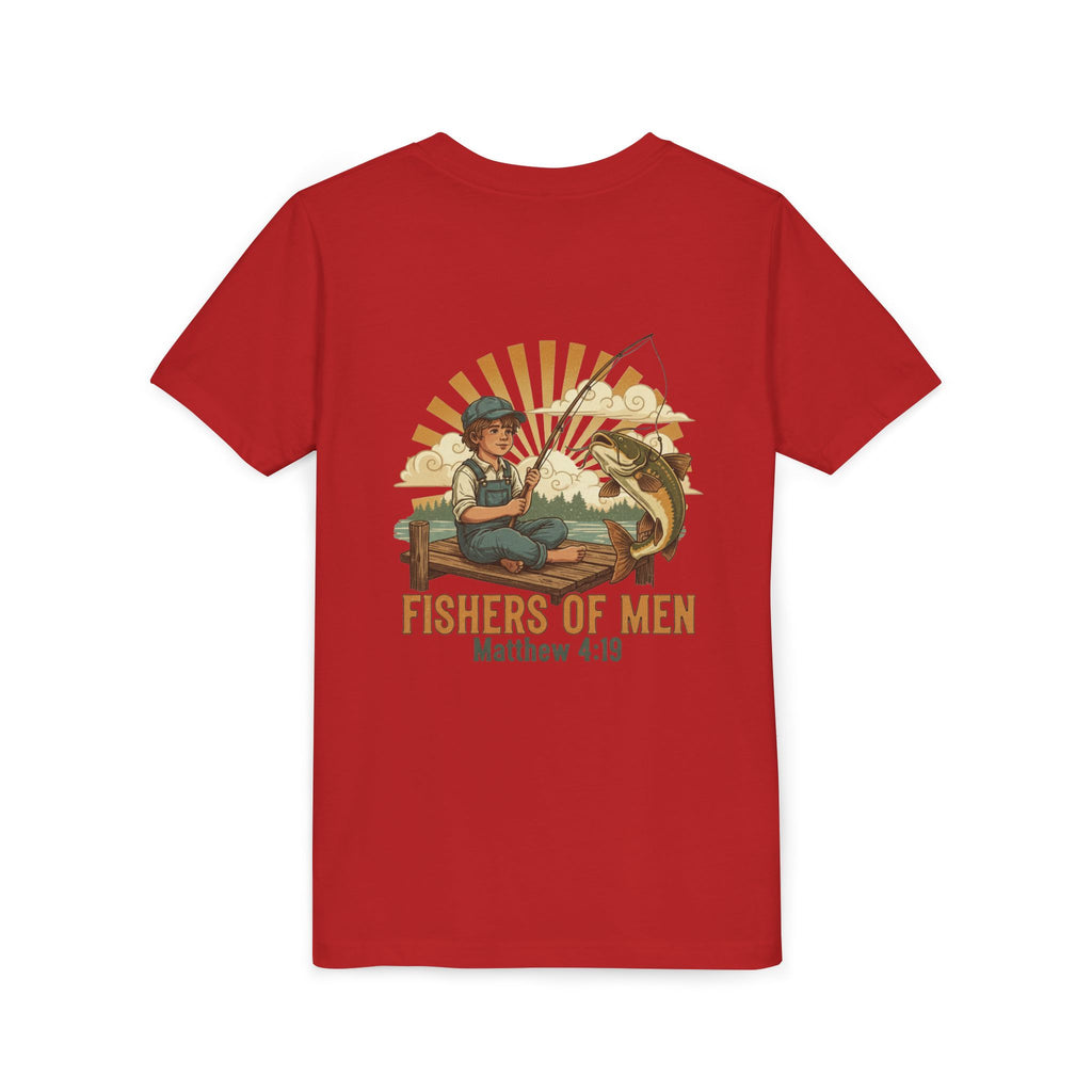 Fishers of Men — Christian Youth T-Shirt (Matthew 4:19) - RESTERATION