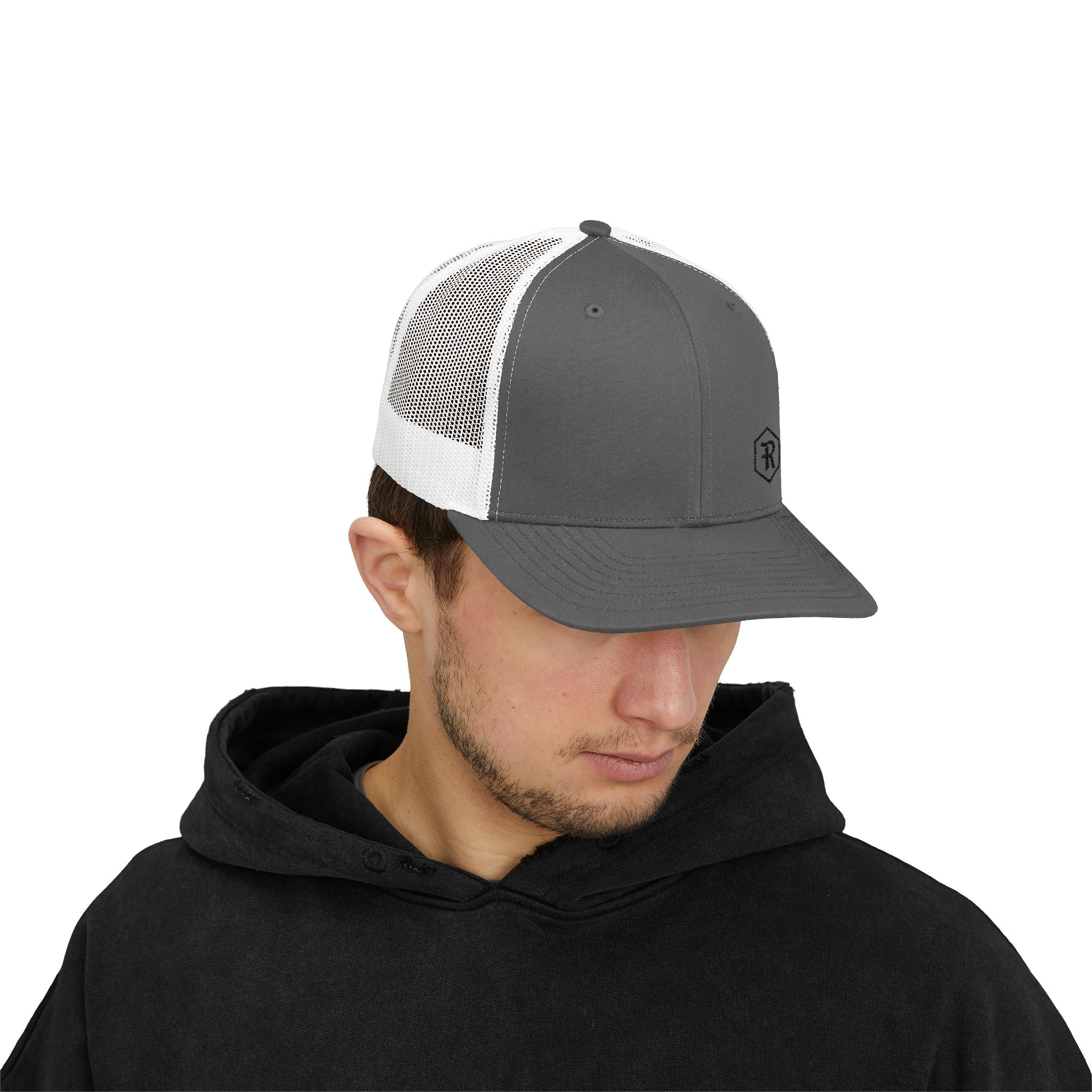 Snapback Trucker Cap | Mesh Back Adjustable Embroidered Hat | Faith Apparel - RESTERATION