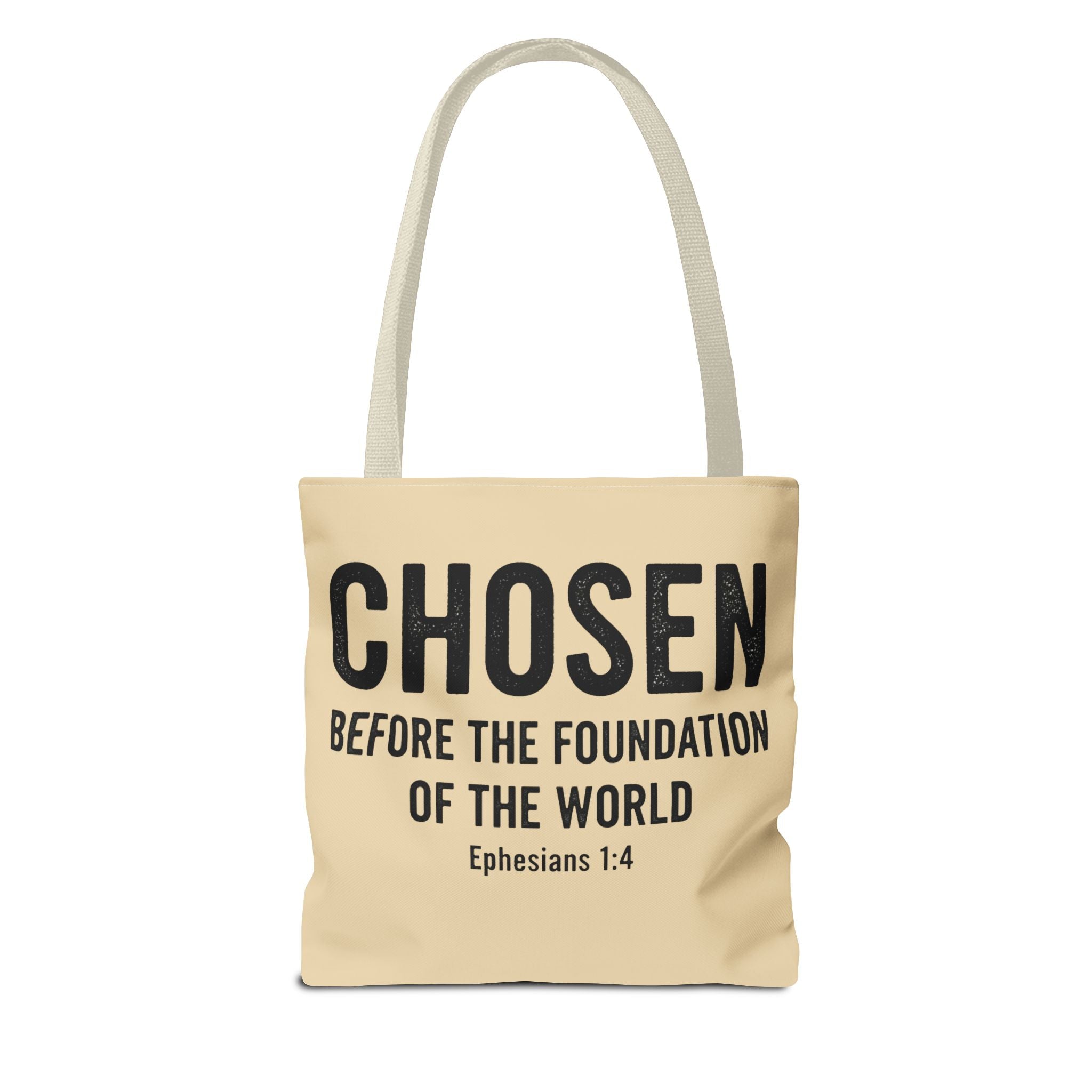 RESTERATION 'Chosen' Faith Tote Bag — Western Floral & Horseshoe | Scripture Tote | 3 Sizes