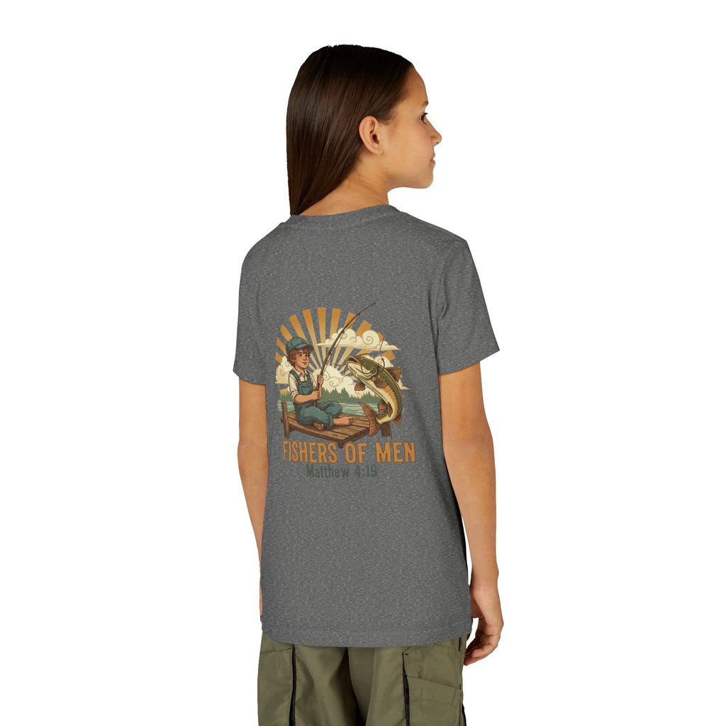 Fishers of Men — Christian Youth T-Shirt (Matthew 4:19) - RESTERATION