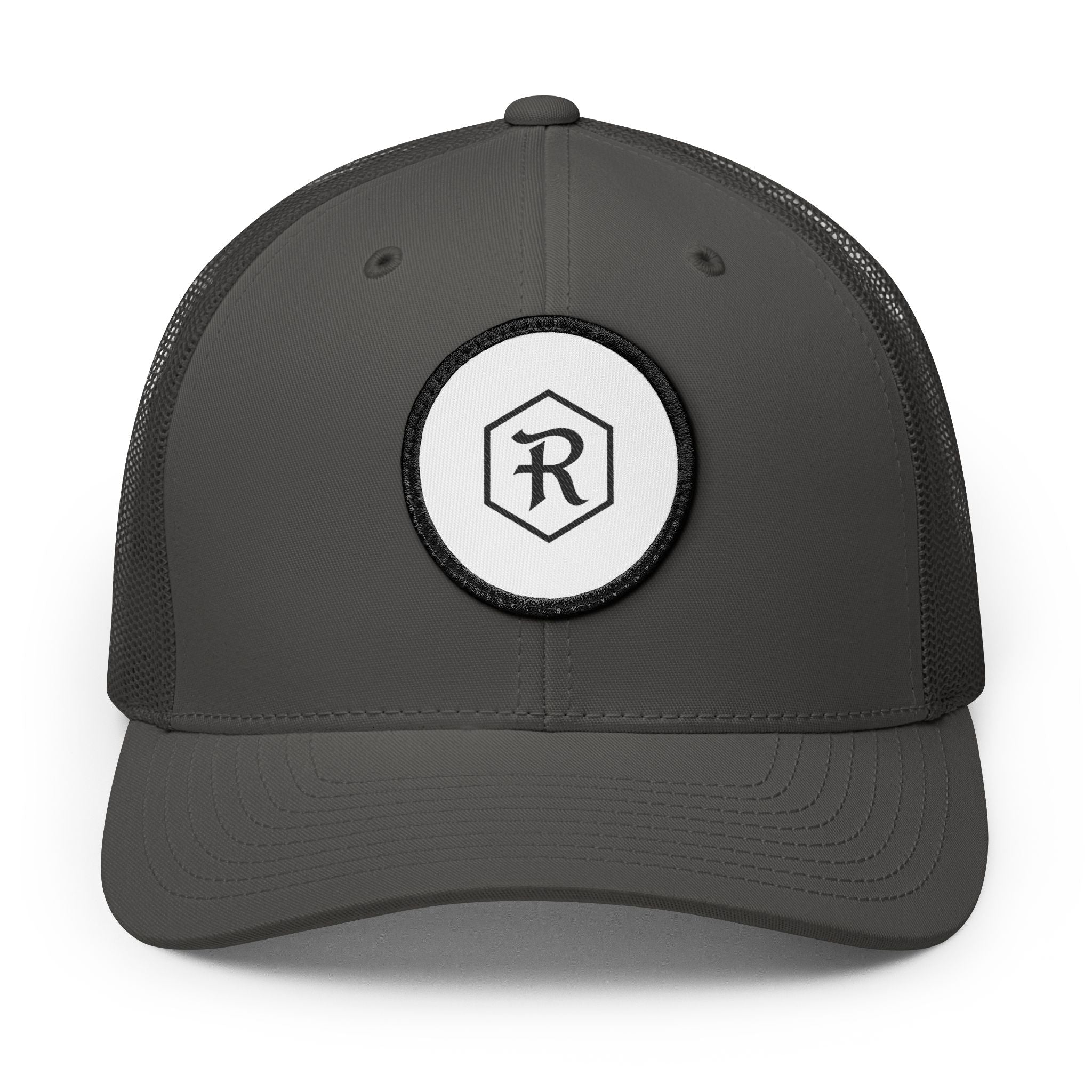 Embroidered Patch Trucker Cap | Snapback Mesh Back Hat | Faith Apparel - RESTERATION