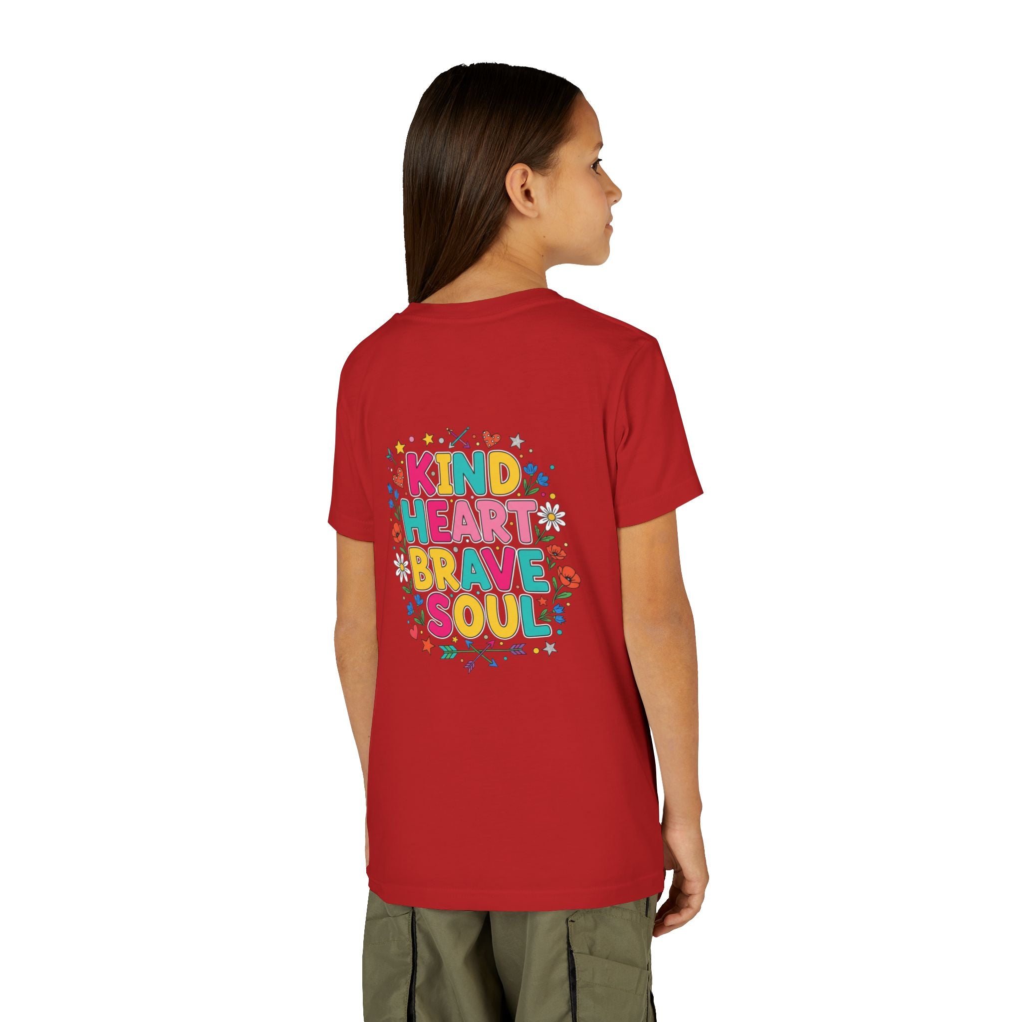 Kind Heart Brave Soul — Inspirational Youth T-Shirt - RESTERATION
