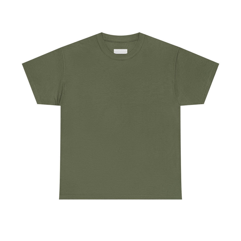 RESTERATION Tee — 'Rooted in the South, Built on the Rock' | Back Print Horse Graphic Shirt - RESTERATION