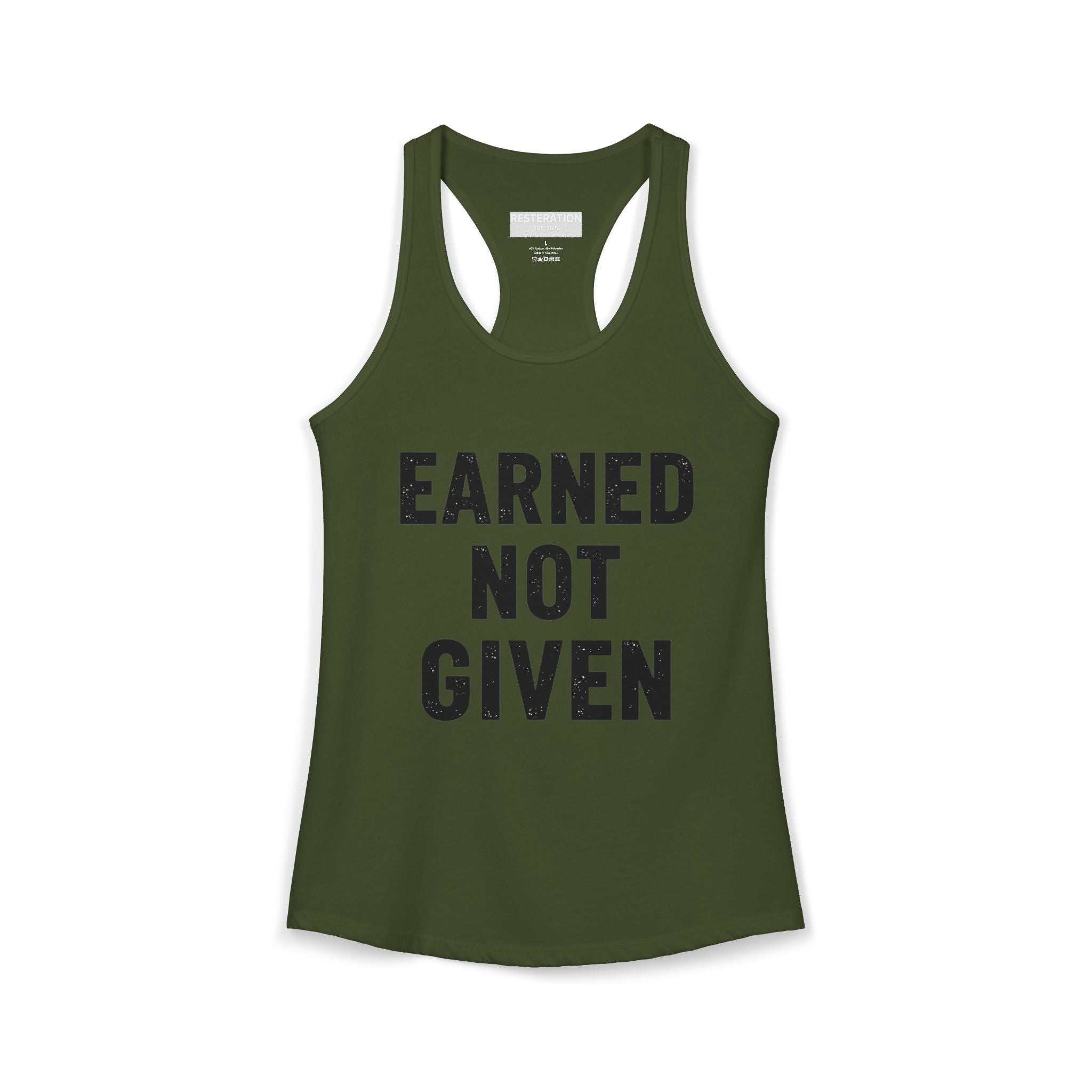 Women's Ideal Racerback Tank — Faith Over Fear - RESTERATION