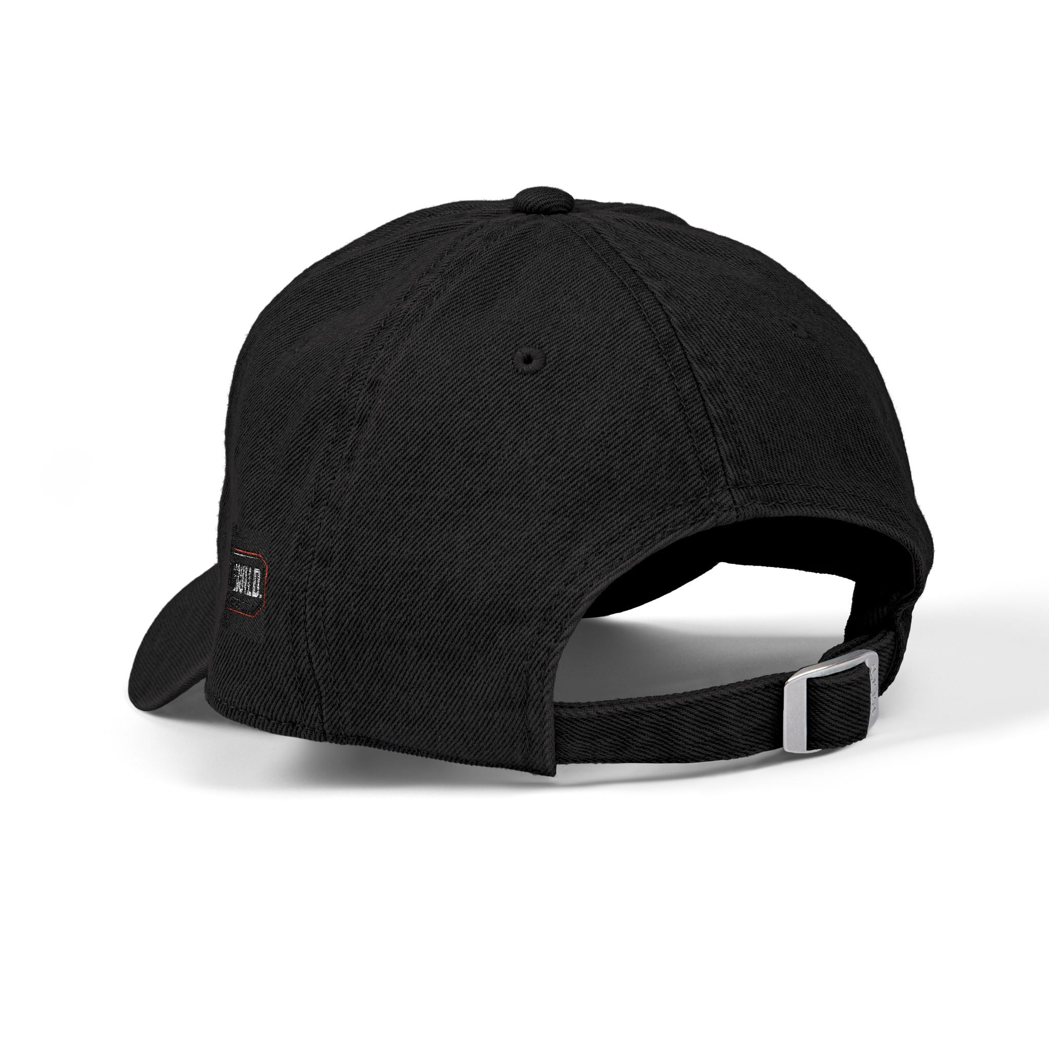 Distressed Cross Embroidered Denim Hat — Vintage Christian Baseball Cap