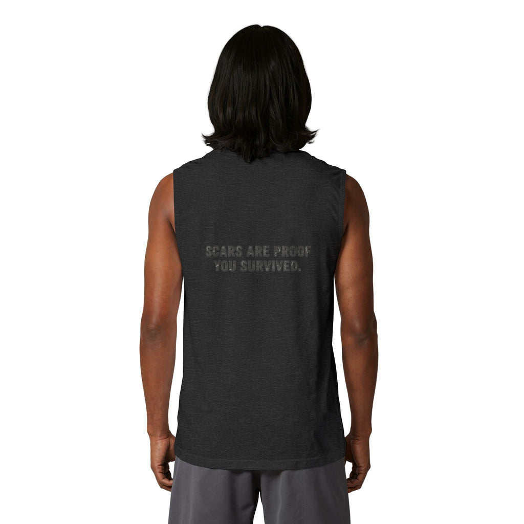Scars Are Proof You Survived — Unisex Muscle Tank - RESTERATION