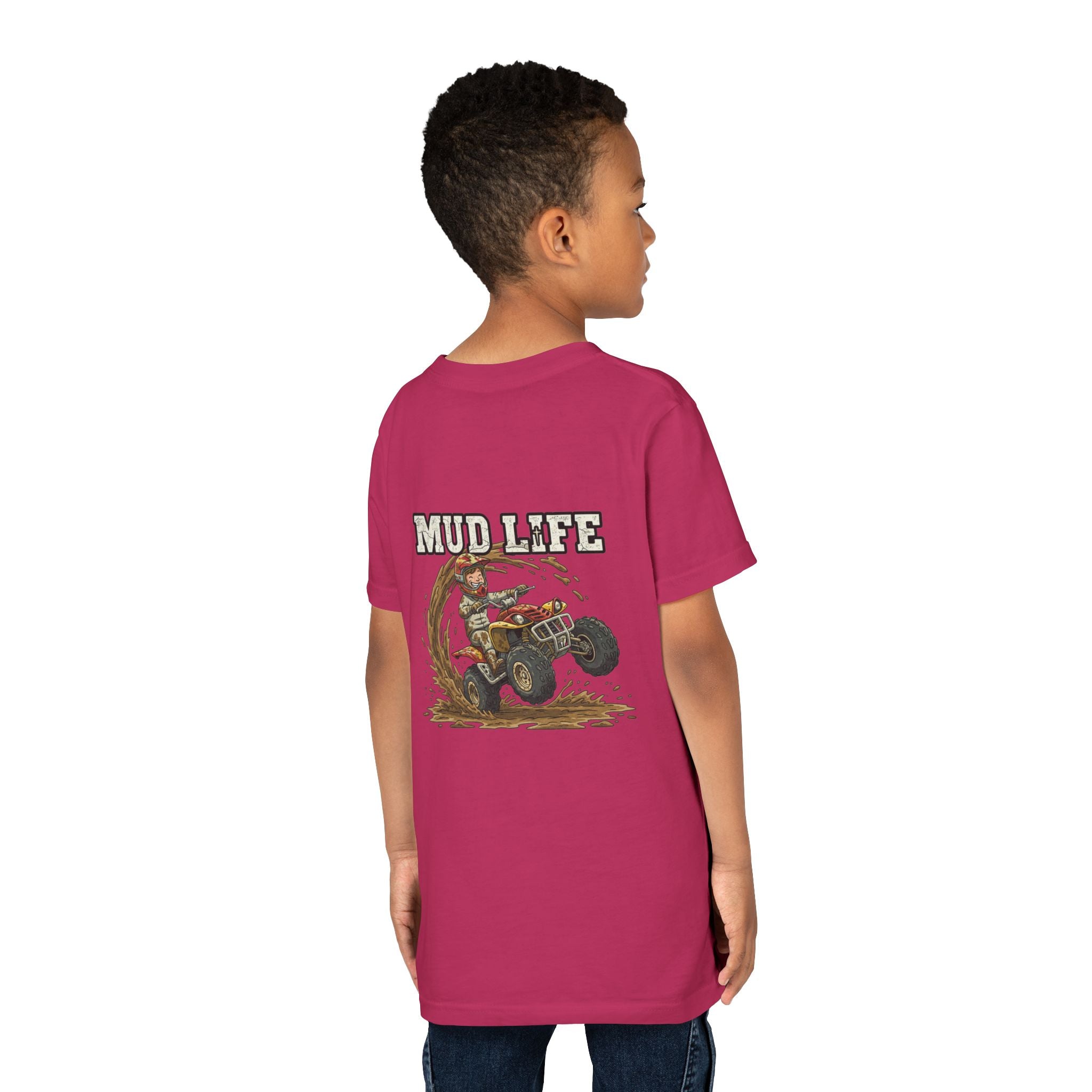 Mud Life — ATV Youth T-Shirt - RESTERATION
