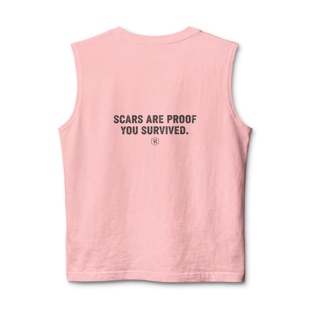 Scars Are Proof You Survived — Unisex Muscle Tank - RESTERATION