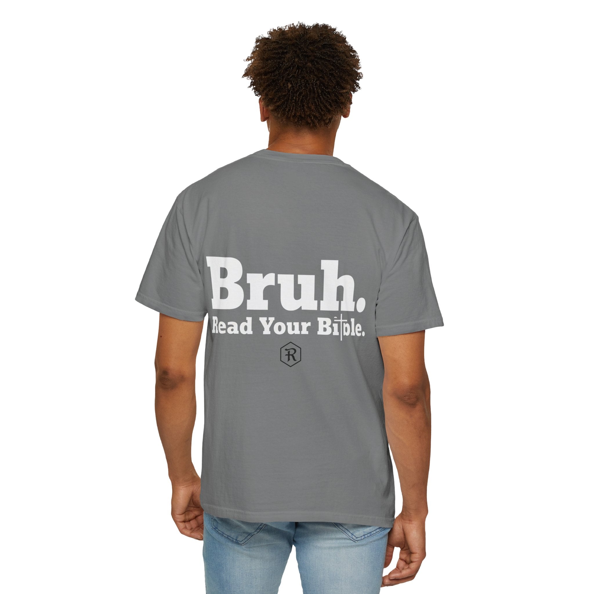 Classic White T-Shirt — Minimal Back Logo Tee - RESTERATION