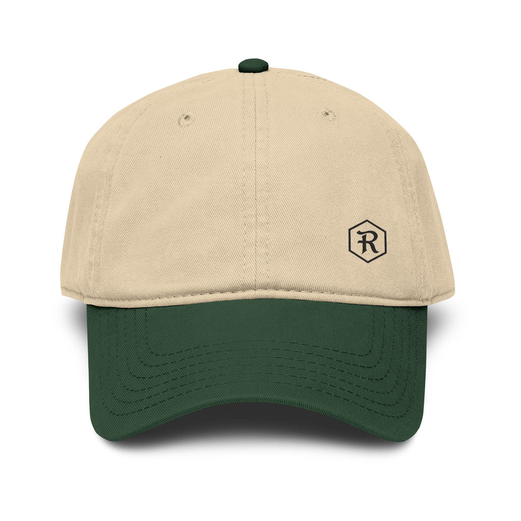 Washed Cotton Baseball Cap | Minimal Embroidered Dad Hat | Faith Apparel - RESTERATION