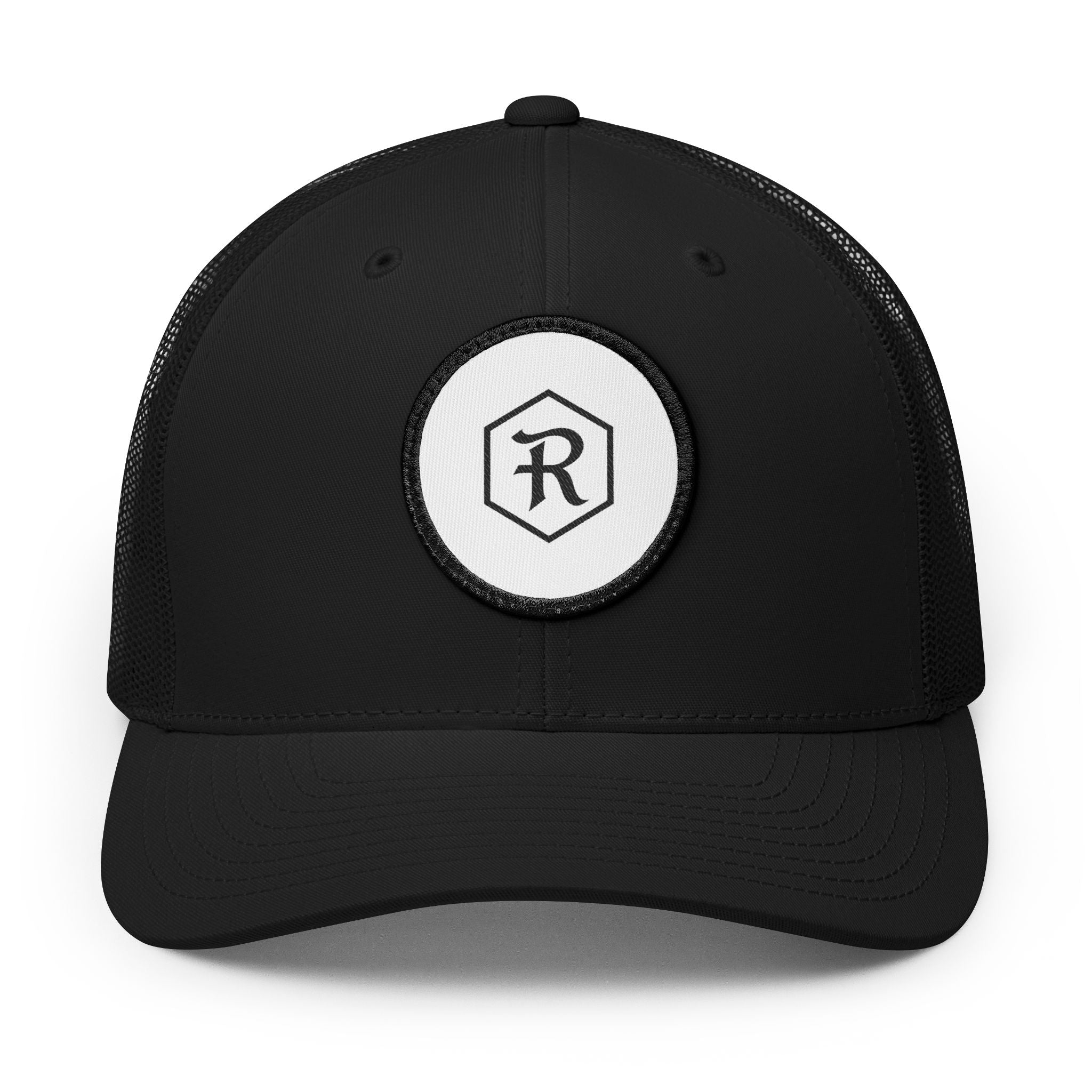 Embroidered Patch Trucker Cap | Snapback Mesh Back Hat | Faith Apparel - RESTERATION