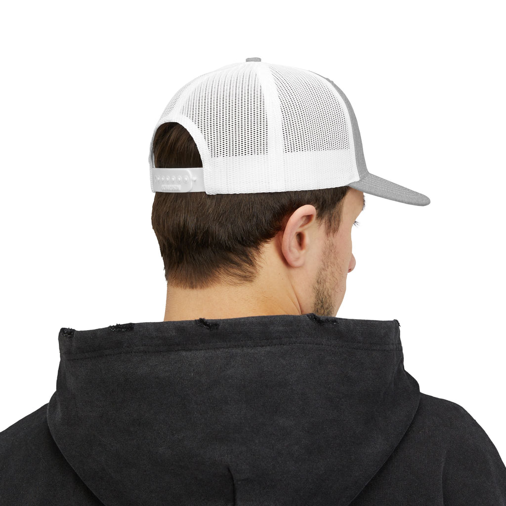 Classic Snapback Trucker Cap | Mesh Back Embroidered Hat | Faith Apparel - RESTERATION