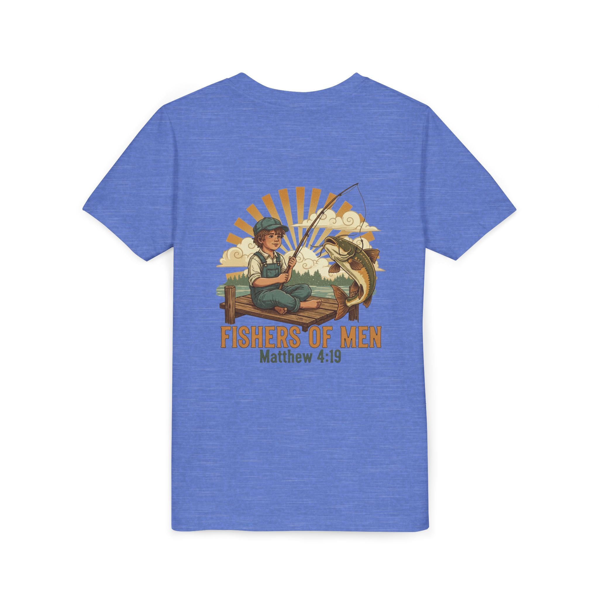 Fishers of Men — Christian Youth T-Shirt (Matthew 4:19) - RESTERATION