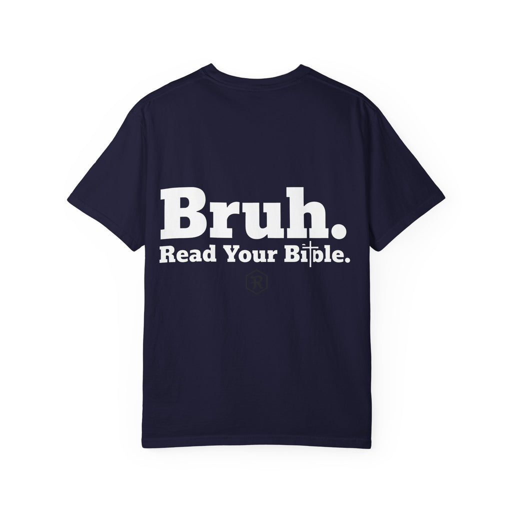 Classic White T-Shirt — Minimal Back Logo Tee - RESTERATION