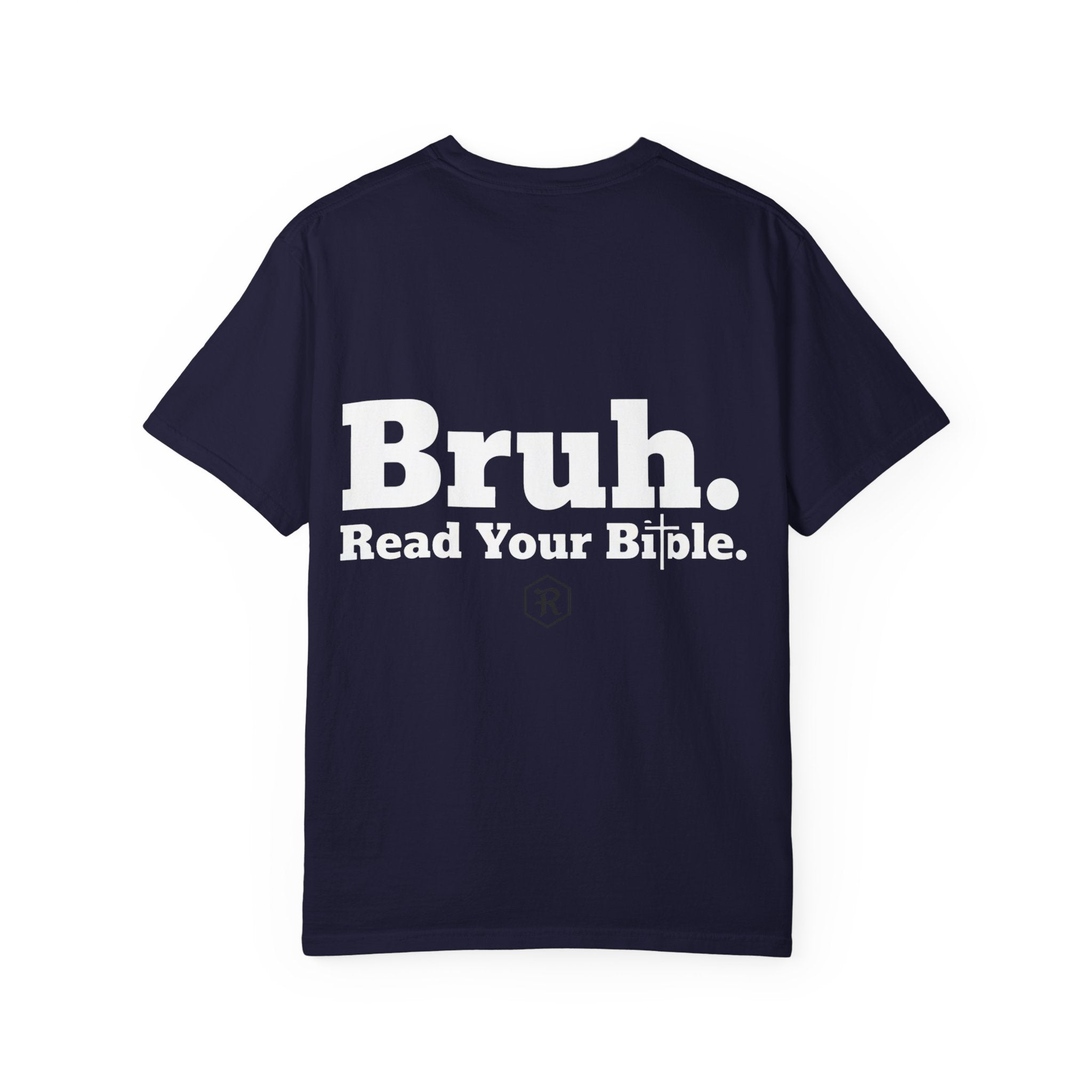 Classic White T-Shirt — Minimal Back Logo Tee - RESTERATION