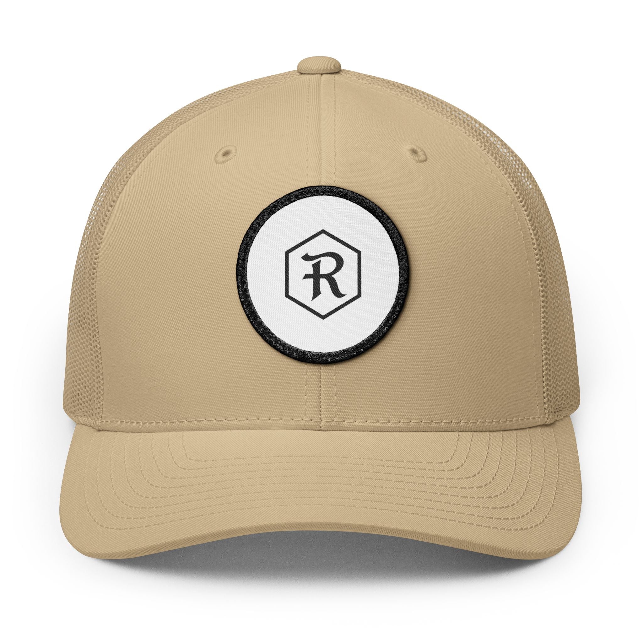 Embroidered Patch Trucker Cap | Snapback Mesh Back Hat | Faith Apparel - RESTERATION