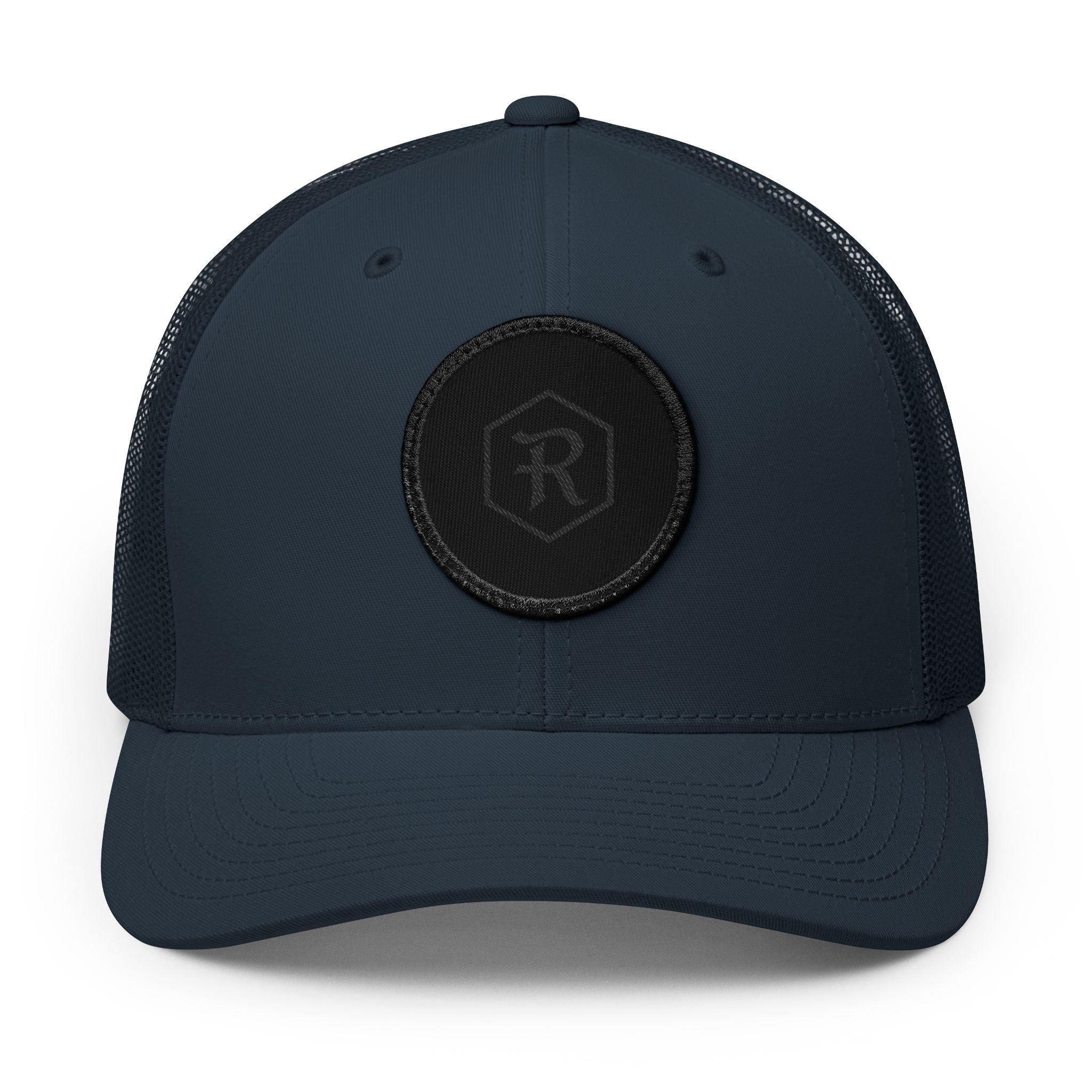 Embroidered Patch Trucker Cap | Snapback Mesh Back Hat | Faith Apparel - RESTERATION