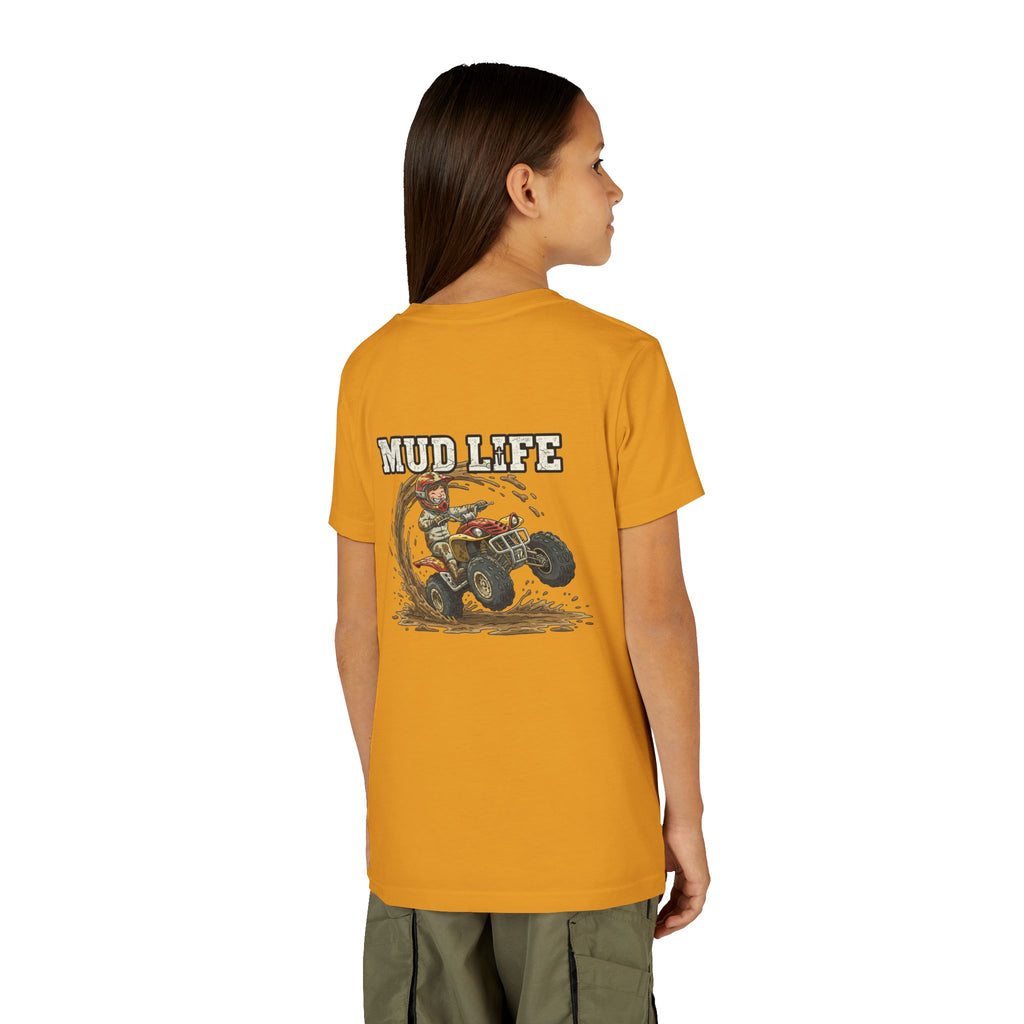 Mud Life — ATV Youth T-Shirt - RESTERATION