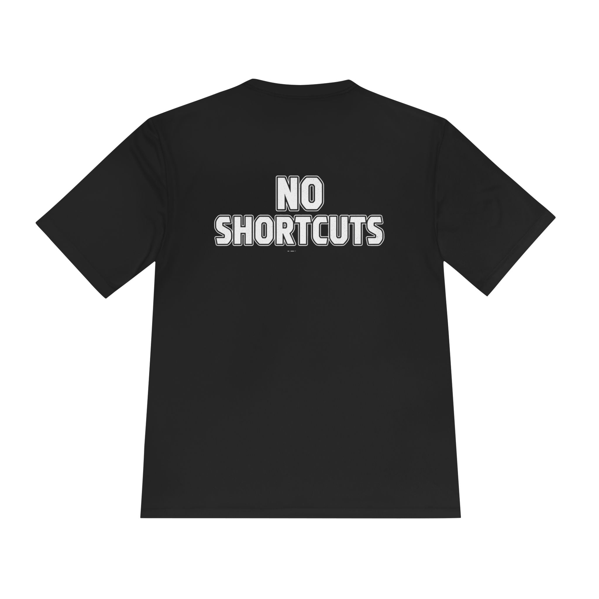 No Shortcuts Performance Tee — Moisture‑Wicking Athletic Shirt - RESTERATION