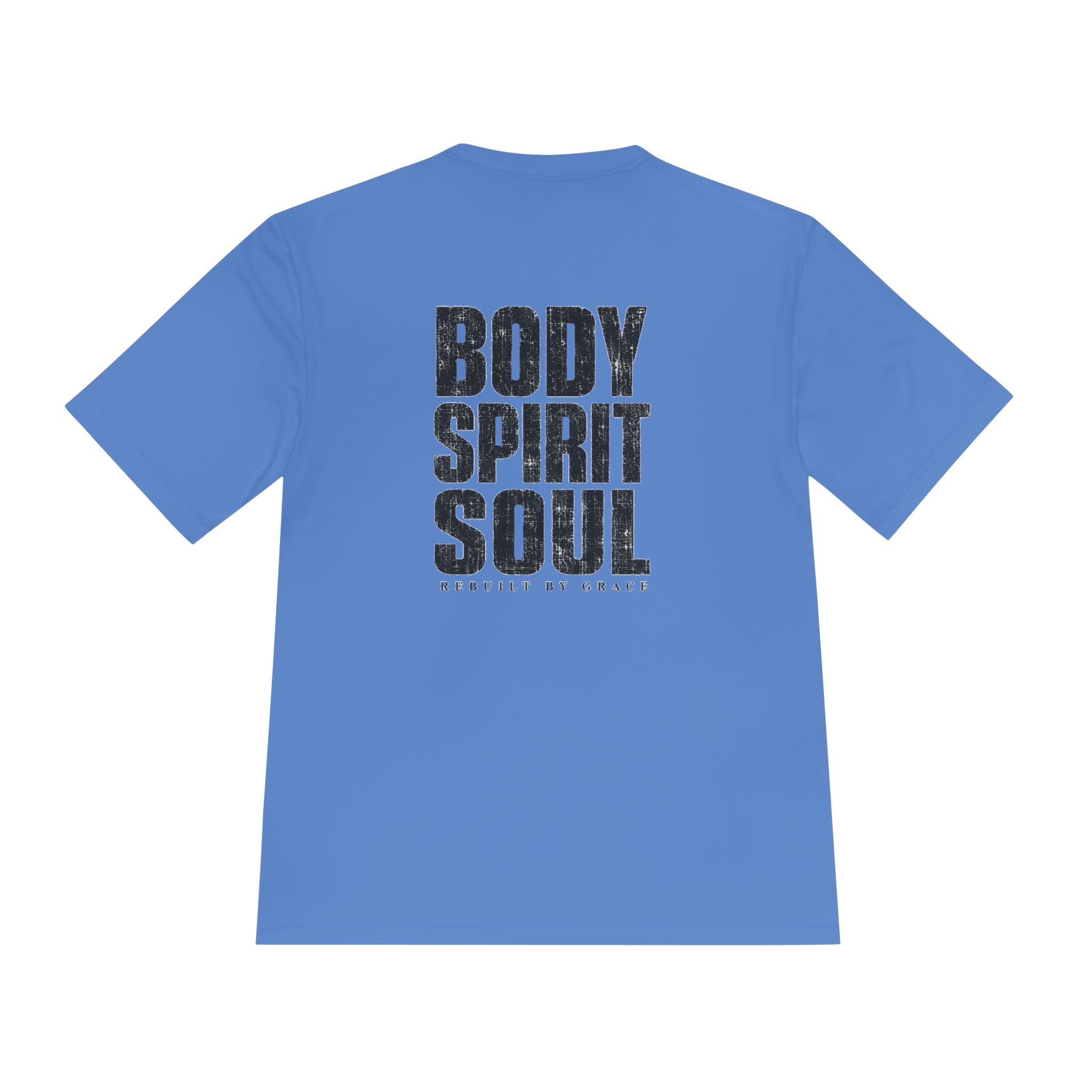 Body Spirit Soul Moisture-Wicking Tee — Athletic Faith-Inspired Shirt - RESTERATION