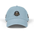 Distressed Cross Embroidered Denim Hat — Vintage Christian Baseball Cap
