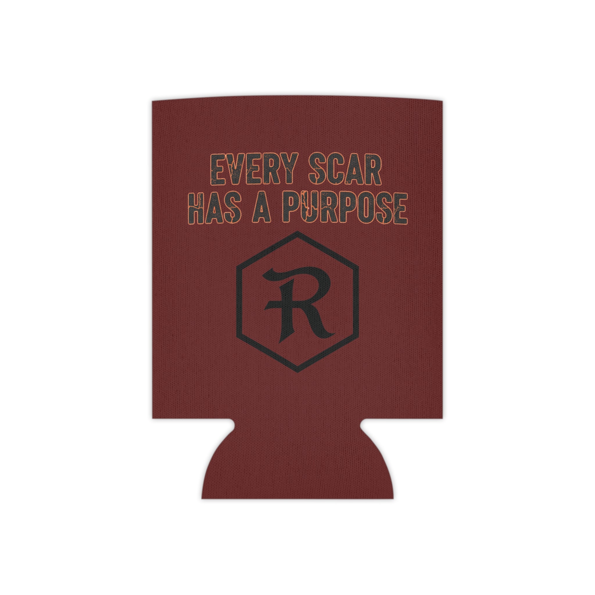 RESTERATION Can Cooler — 'Every Scar Has A Purpose' | Rise Again Christian Koozie 5 - RESTERATION