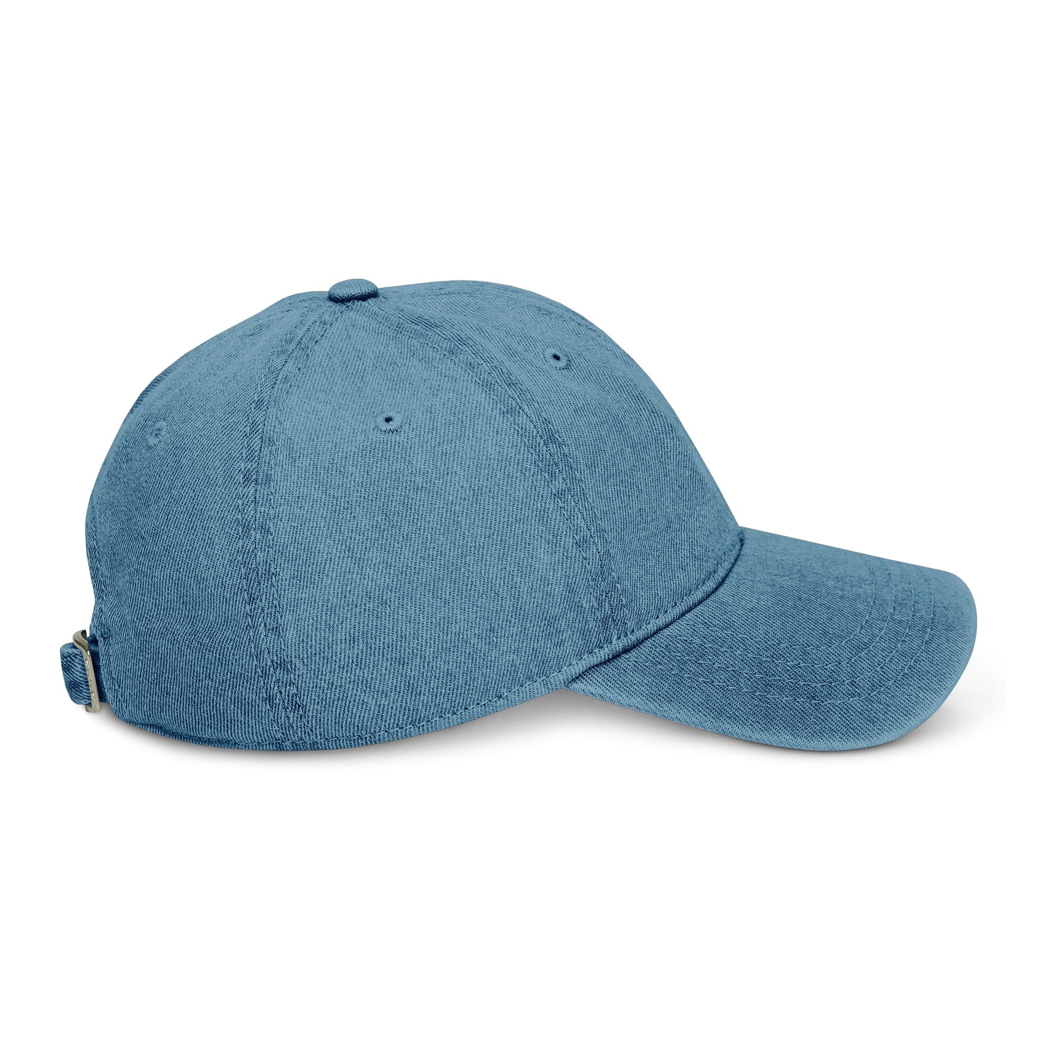Embroidered Denim Hat | Classic Adjustable Baseball Cap | Faith Apparel - RESTERATION