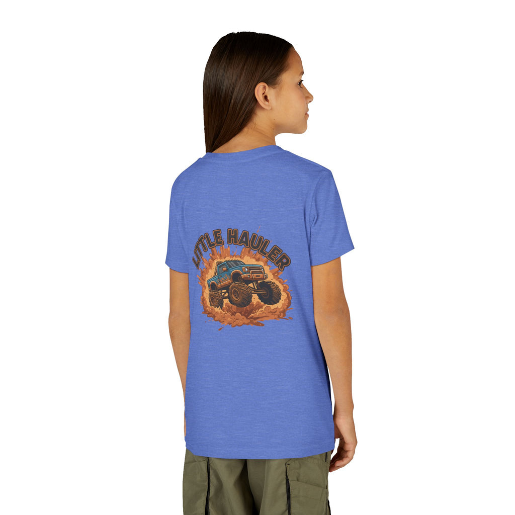 Little Hauler — Monster Truck Youth T-Shirt - RESTERATION