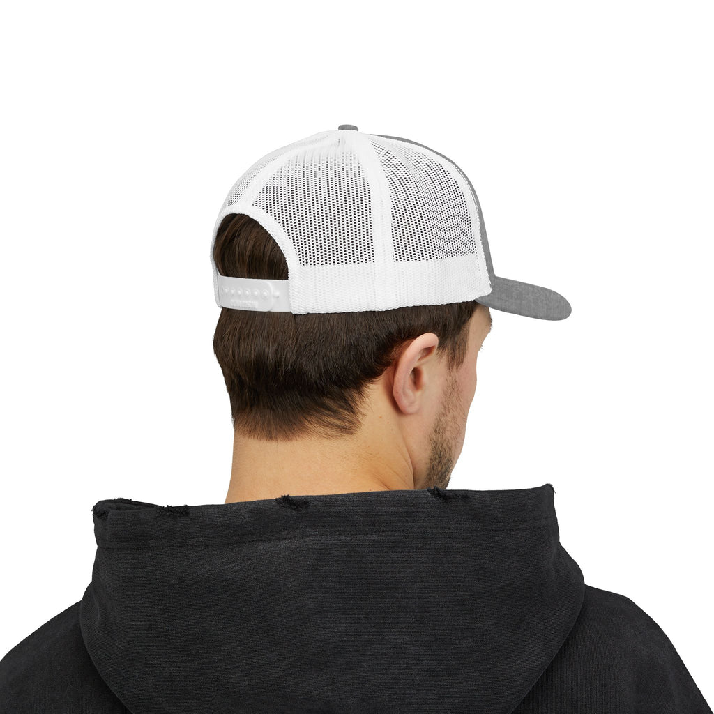 Snapback Trucker Cap | Mesh Back Adjustable Embroidered Hat | Faith Apparel - RESTERATION