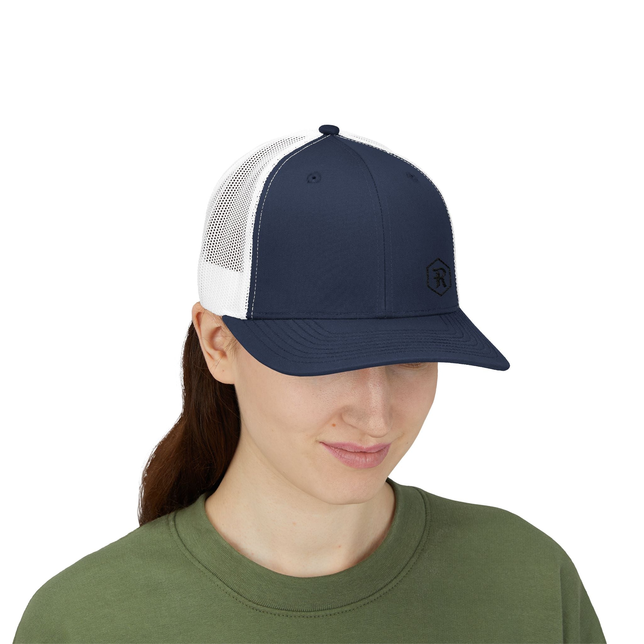 Snapback Trucker Cap | Mesh Back Adjustable Embroidered Hat | Faith Apparel - RESTERATION