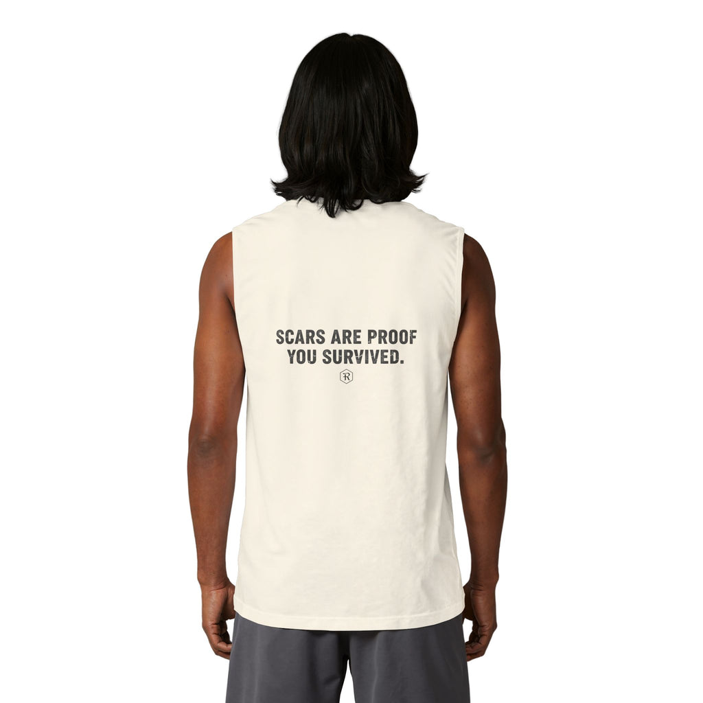 Scars Are Proof You Survived — Unisex Muscle Tank - RESTERATION