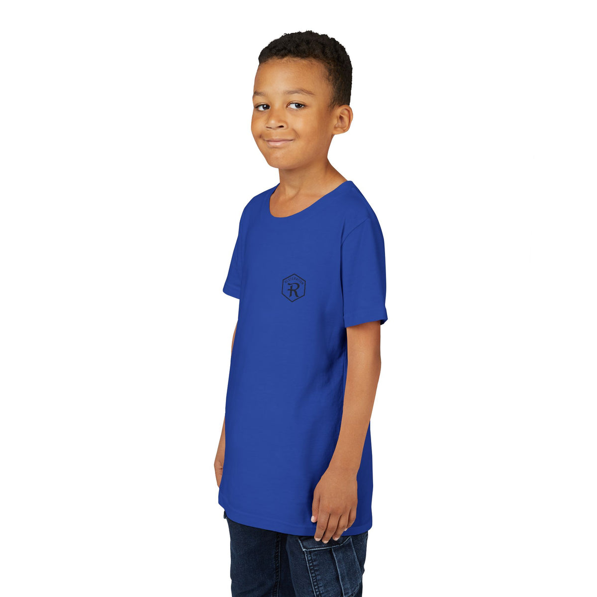 Youth Tee — "Kind Heart Brave Soul" Colorful Positive Kids T-Shirt - RESTERATION