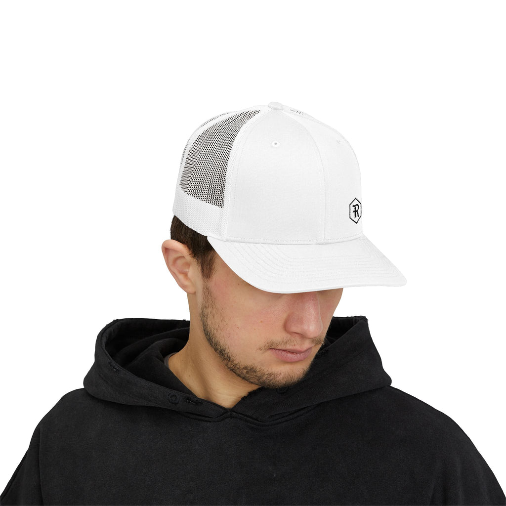 Snapback Trucker Cap | Mesh Back Adjustable Embroidered Hat | Faith Apparel - RESTERATION