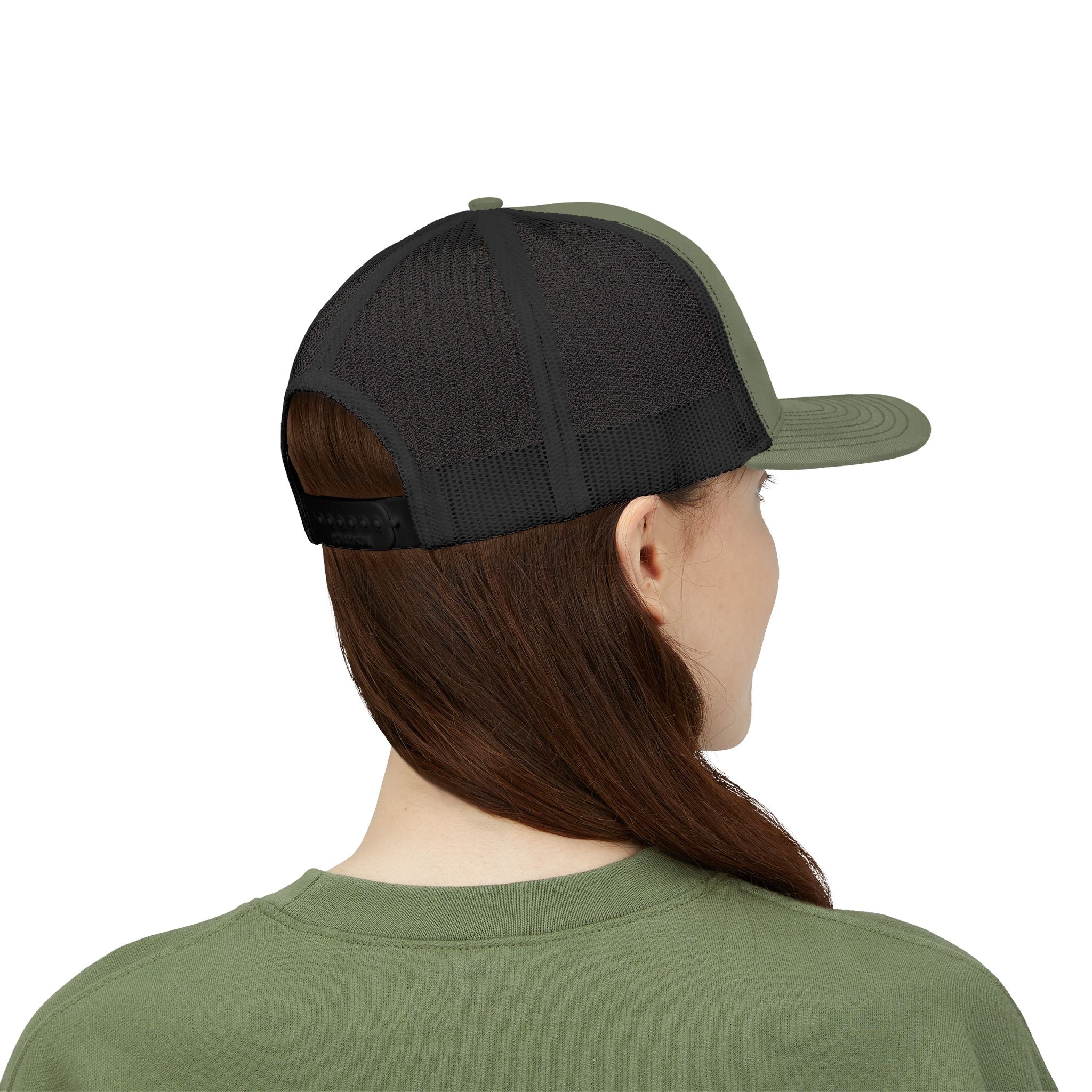 Snapback Trucker Cap | Mesh Back Adjustable Embroidered Hat | Faith Apparel - RESTERATION
