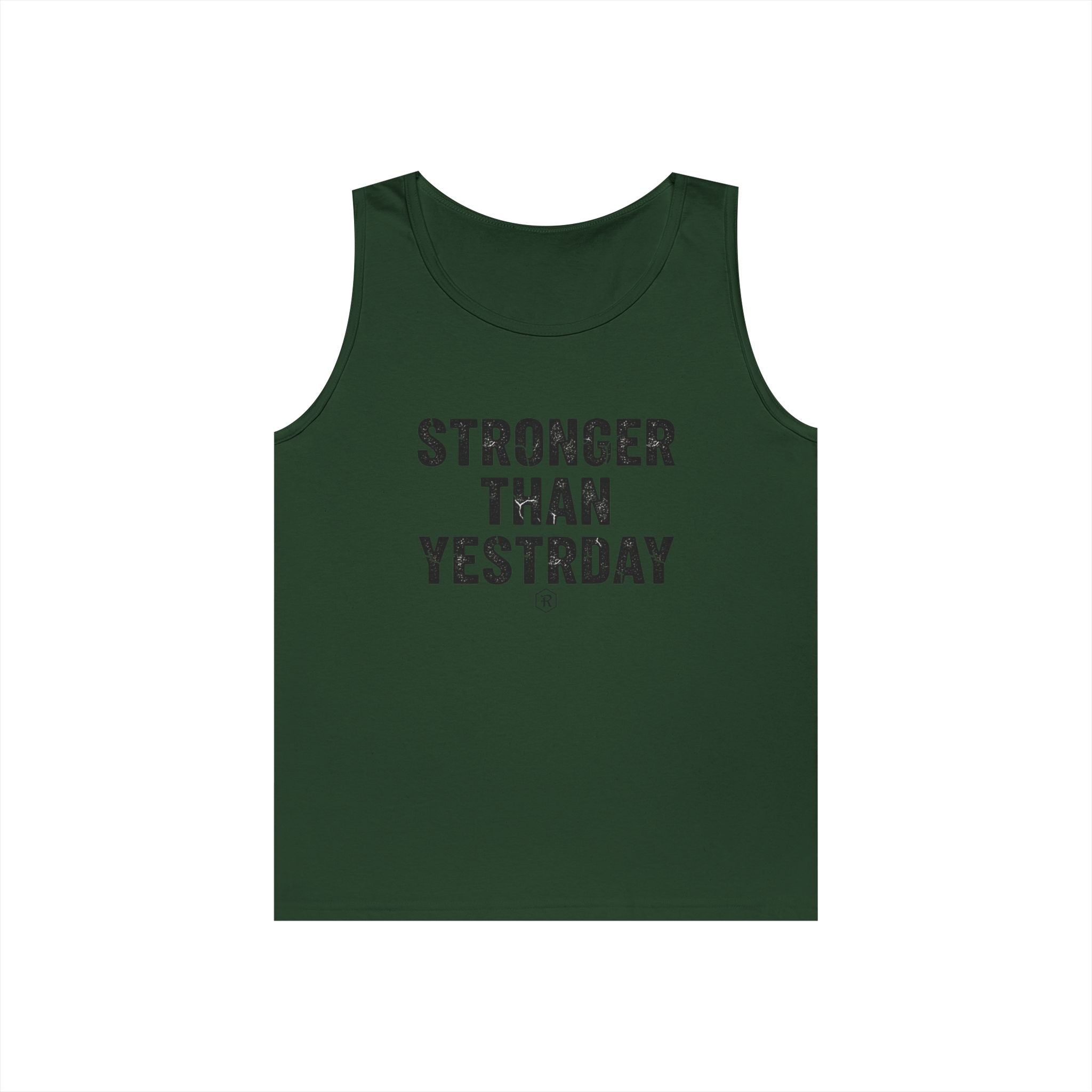 Stronger Than Yesterday — Motivational Tank Top - RESTERATION