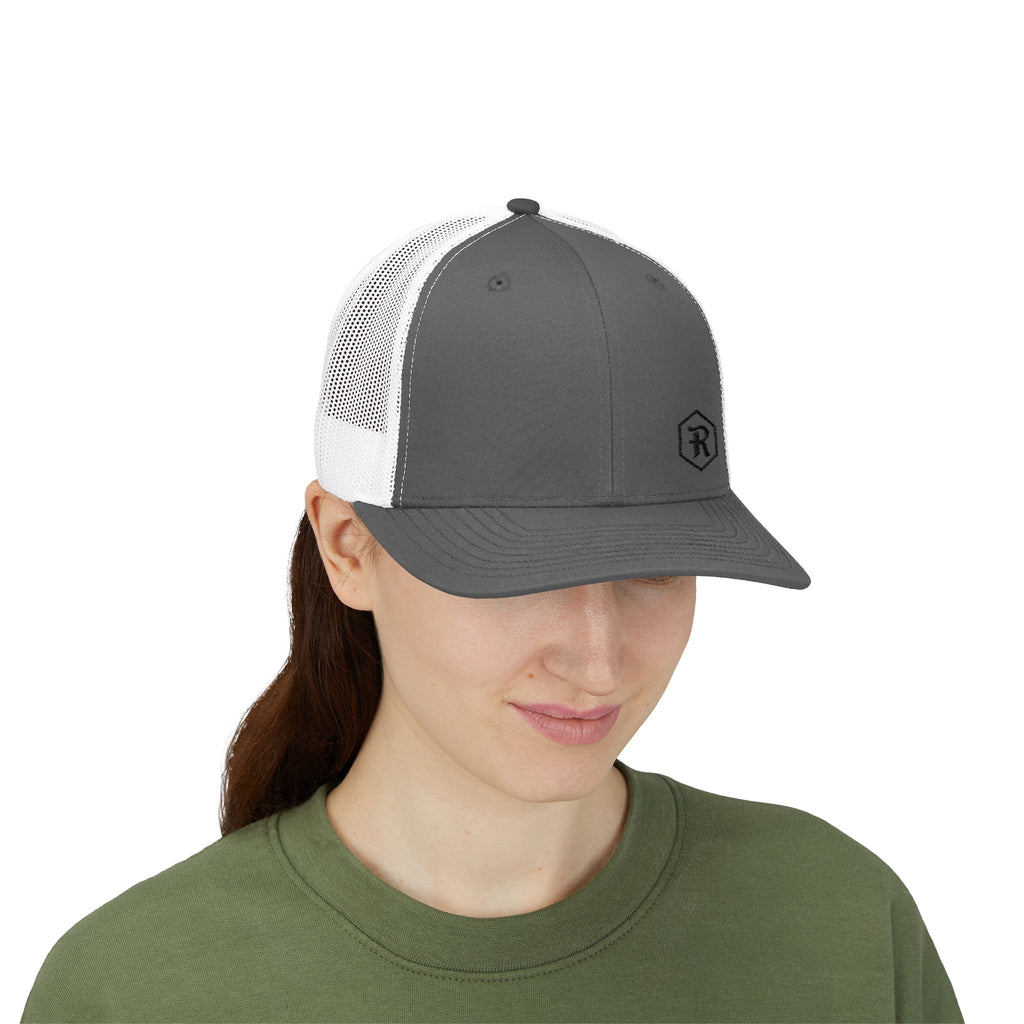 Snapback Trucker Cap | Mesh Back Adjustable Embroidered Hat | Faith Apparel - RESTERATION