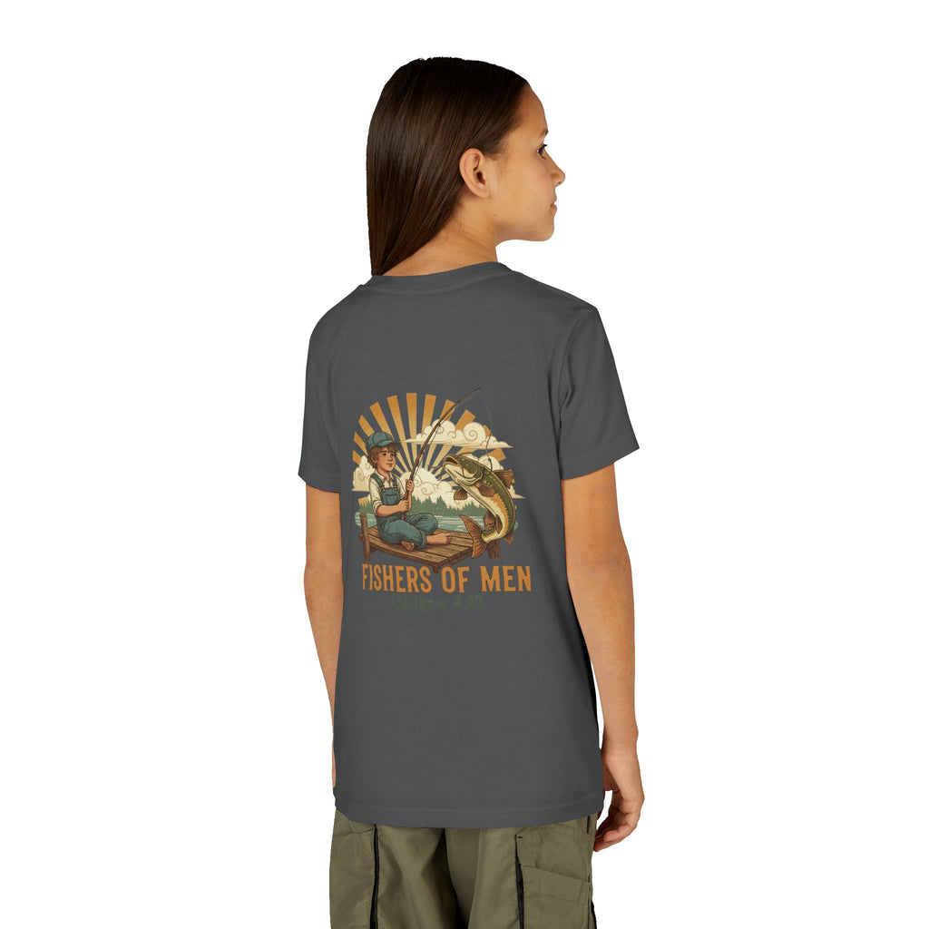 Fishers of Men — Christian Youth T-Shirt (Matthew 4:19) - RESTERATION