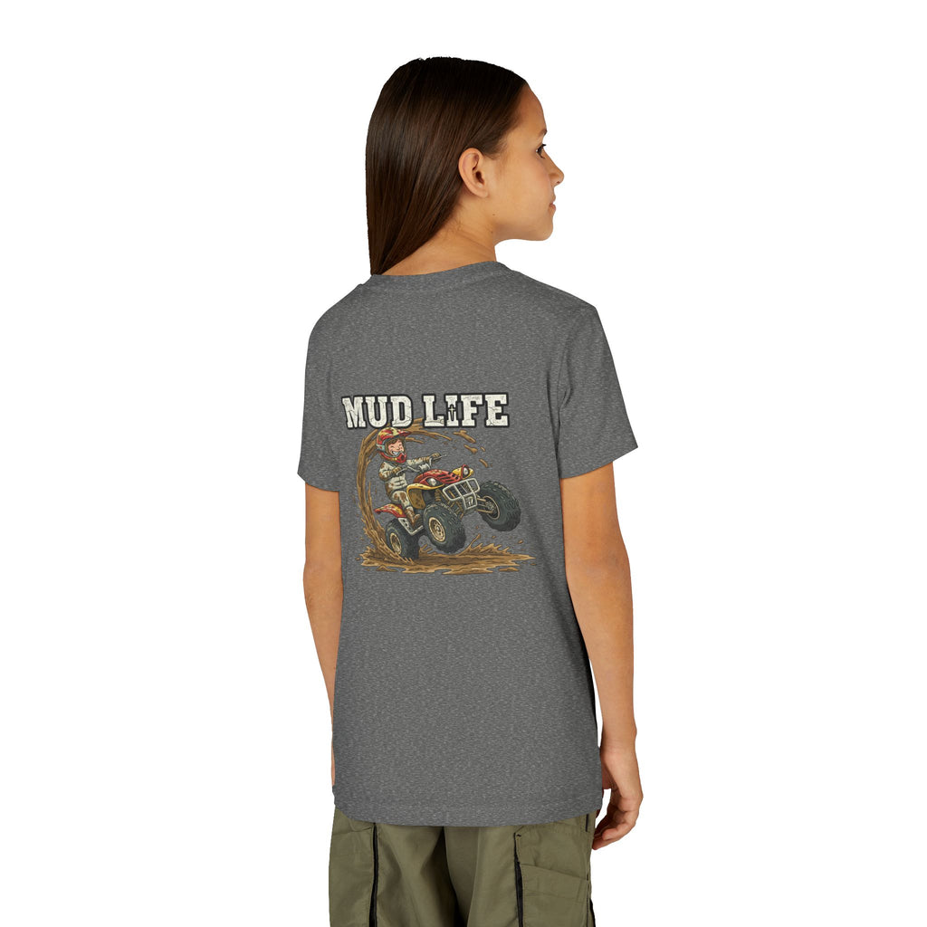Mud Life — ATV Youth T-Shirt - RESTERATION