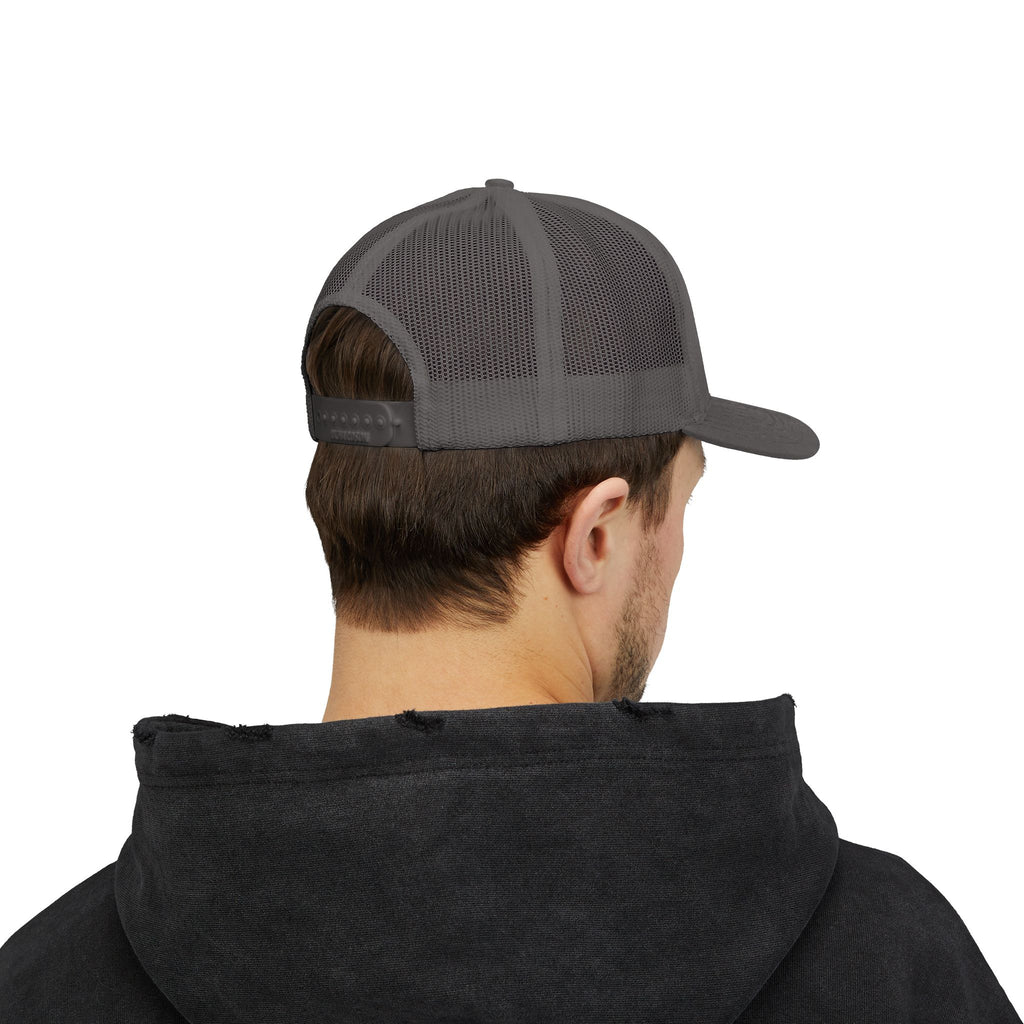 Snapback Trucker Cap | Mesh Back Adjustable Embroidered Hat | Faith Apparel - RESTERATION