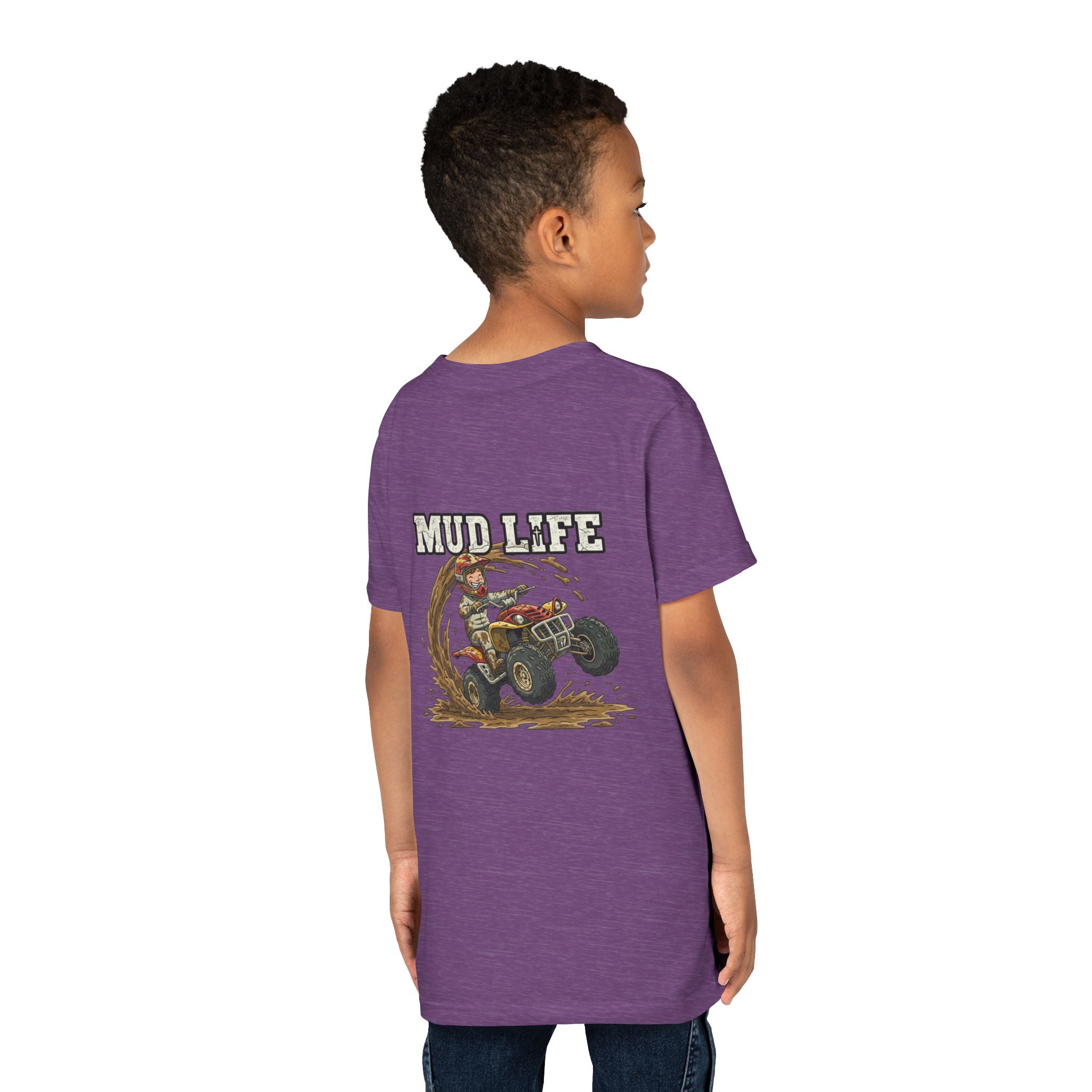 Mud Life — ATV Youth T-Shirt - RESTERATION
