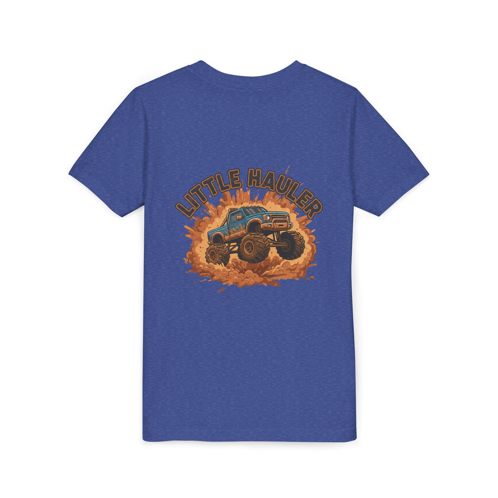 Little Hauler — Monster Truck Youth T-Shirt - RESTERATION
