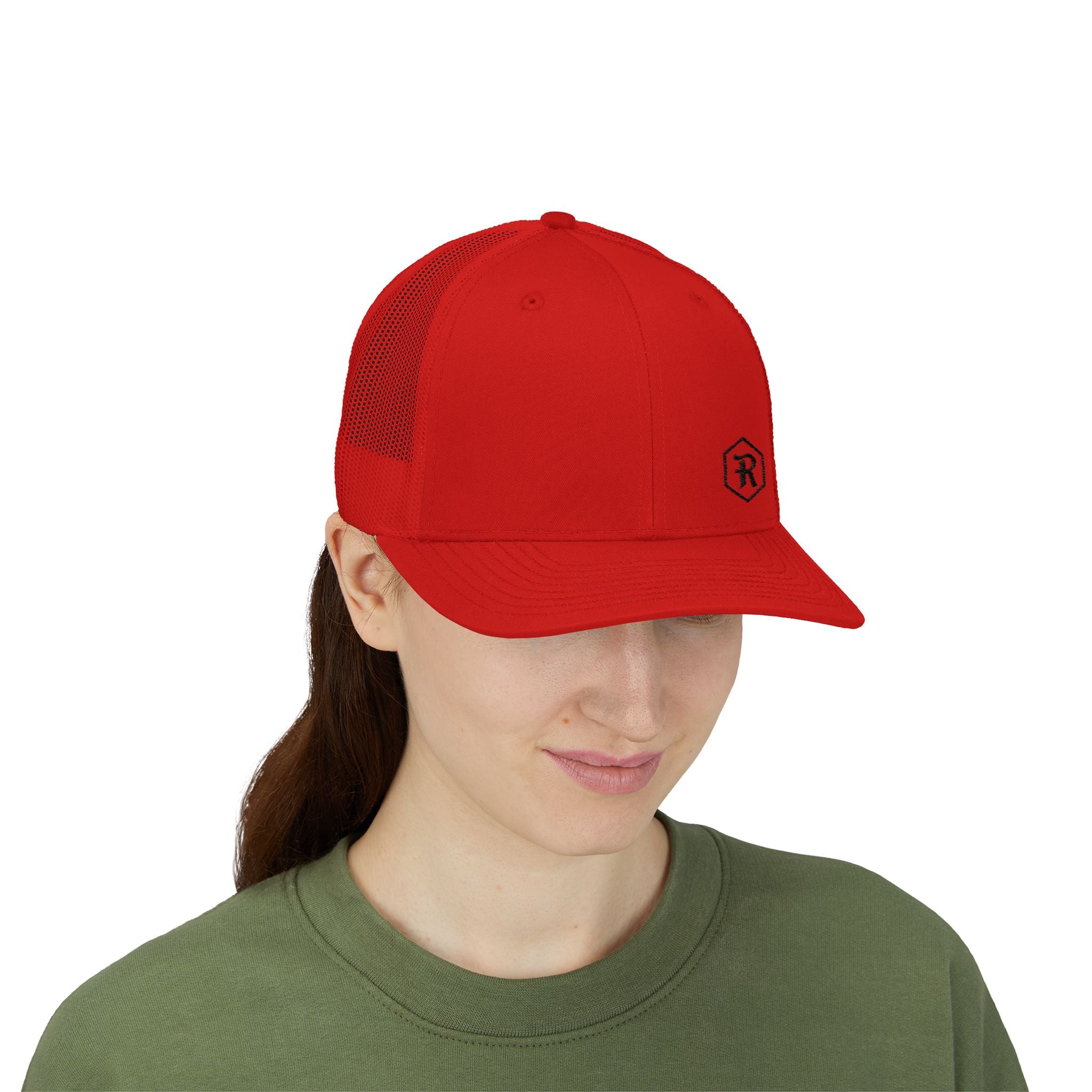 Snapback Trucker Cap | Mesh Back Adjustable Embroidered Hat | Faith Apparel - RESTERATION
