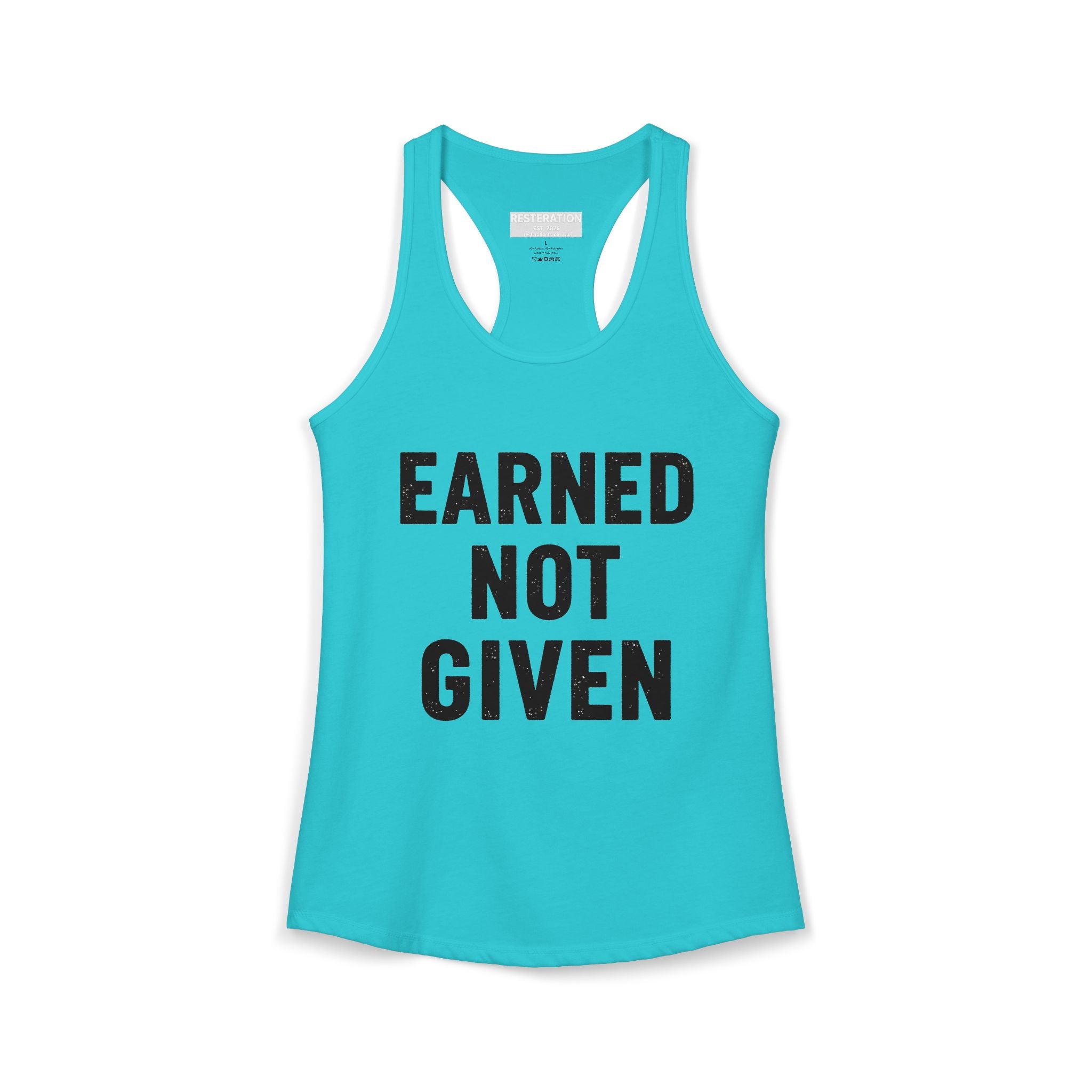 Women's Ideal Racerback Tank — Faith Over Fear - RESTERATION