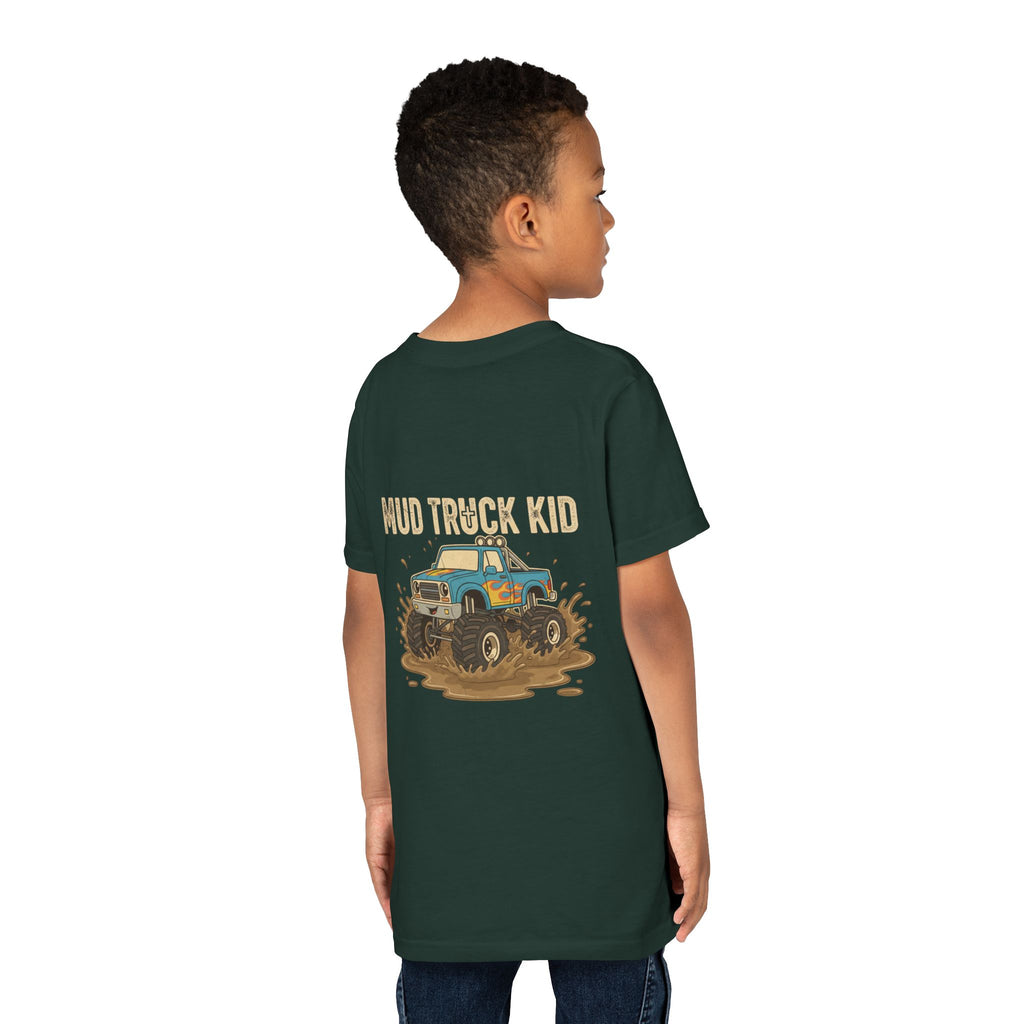 Mud Truck Kid — Youth T-Shirt - RESTERATION